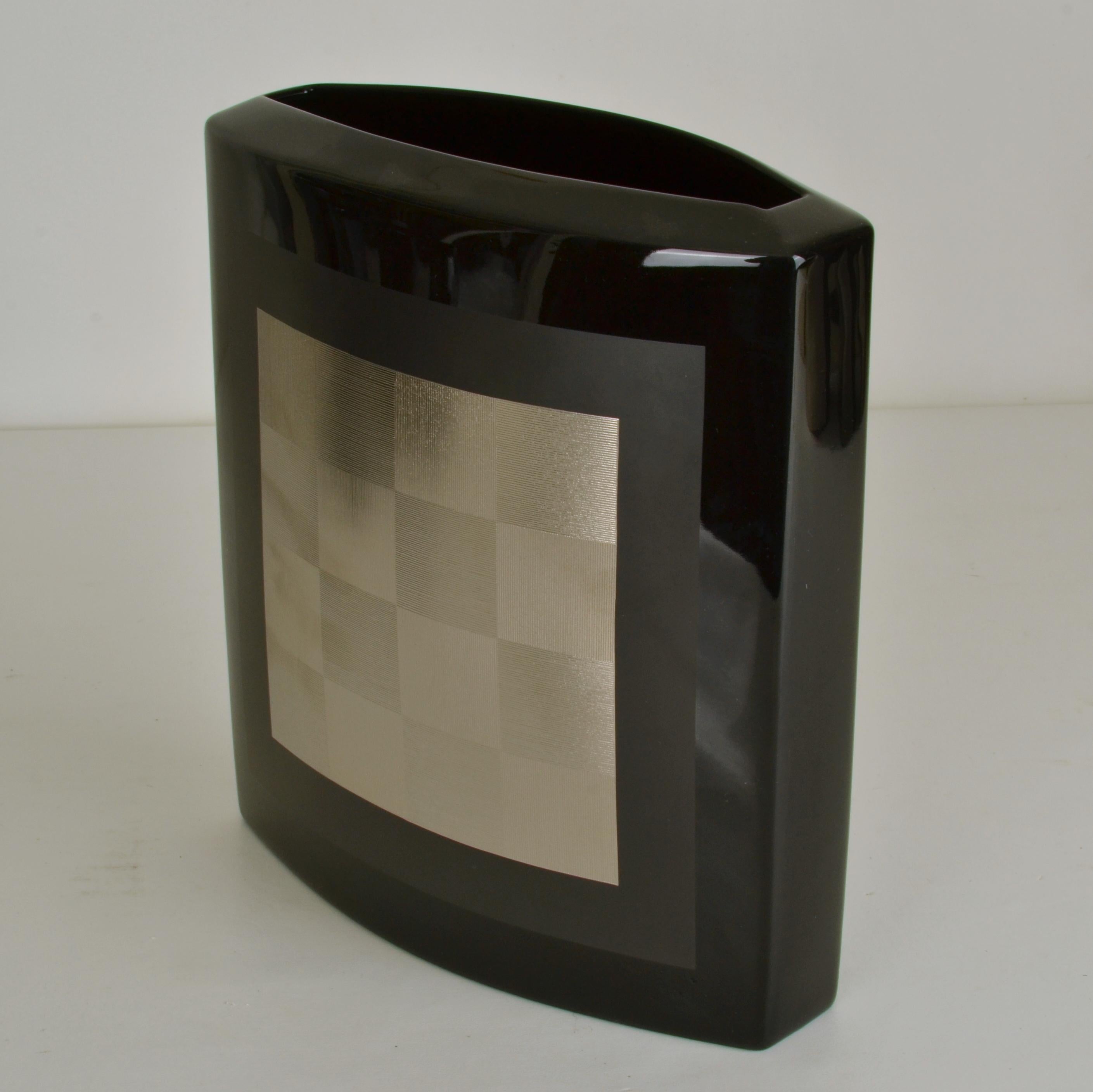 Porcellana Set di cinque vasi Rosenthal Nero Studio-Line di Dresler e Treyden in vendita