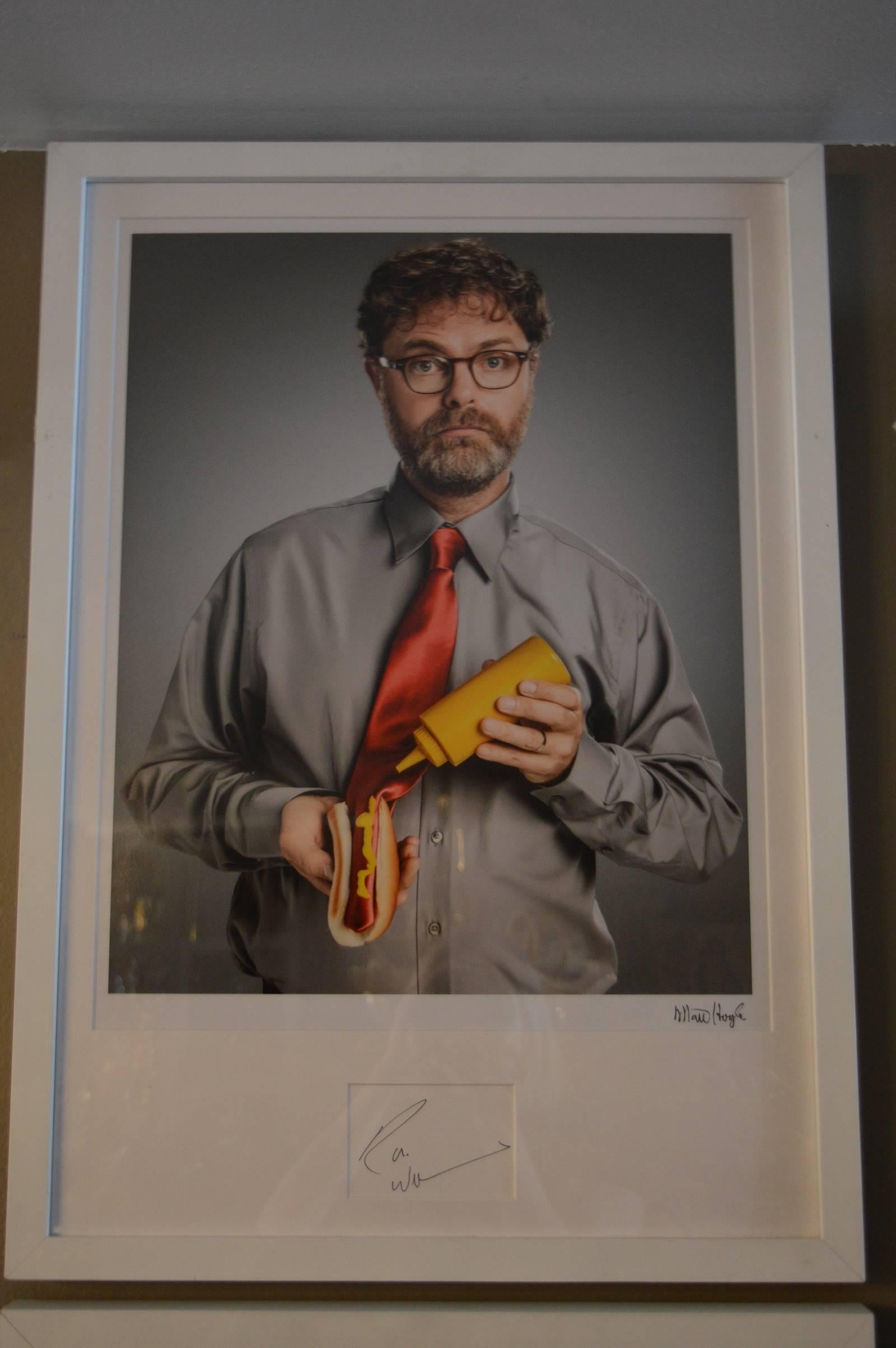 American Set of Five Portraits of Funny People by Matt Hoyle For Sale