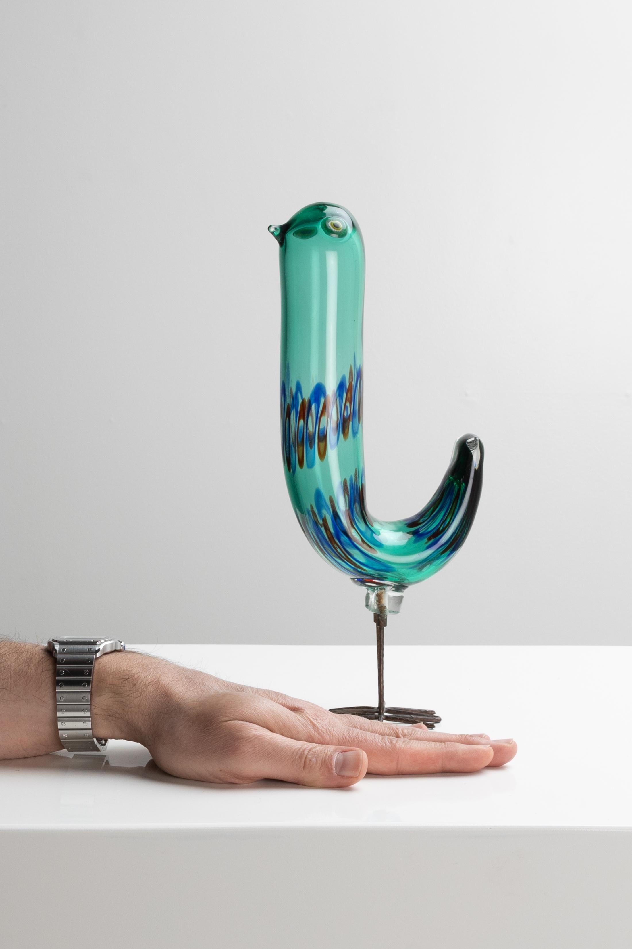 Set of five Pulcini glass birds by Alessandro Pianon 8