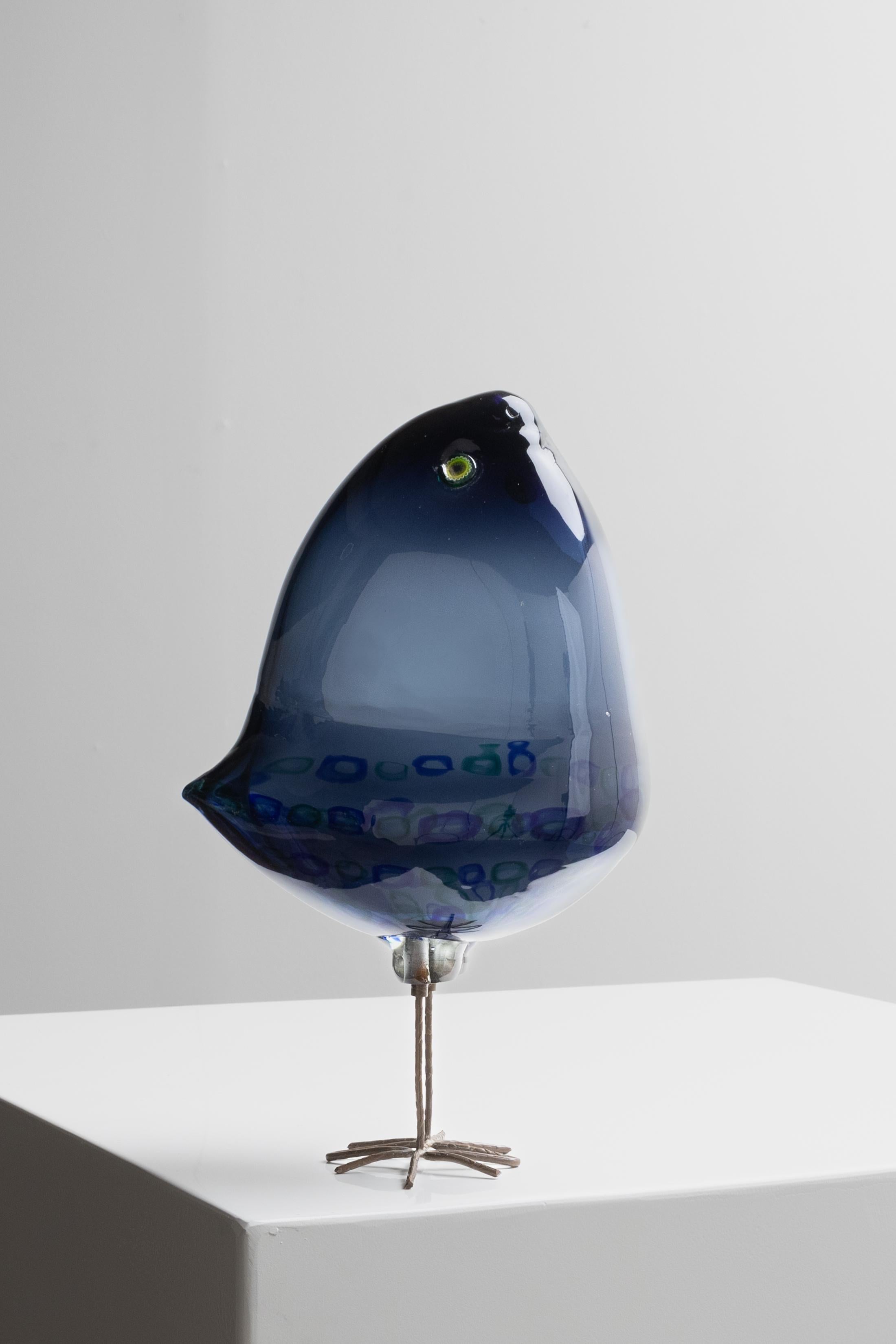 Blown Glass Set of five Pulcini glass birds by Alessandro Pianon