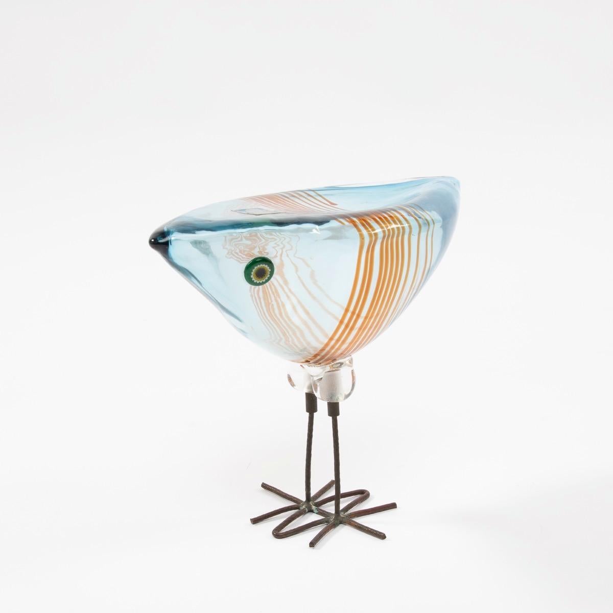 Mid-20th Century Set of Five Pulcini 'pulcino' Glass Birds, Alessandro Pianon, Vetreria Vistosi