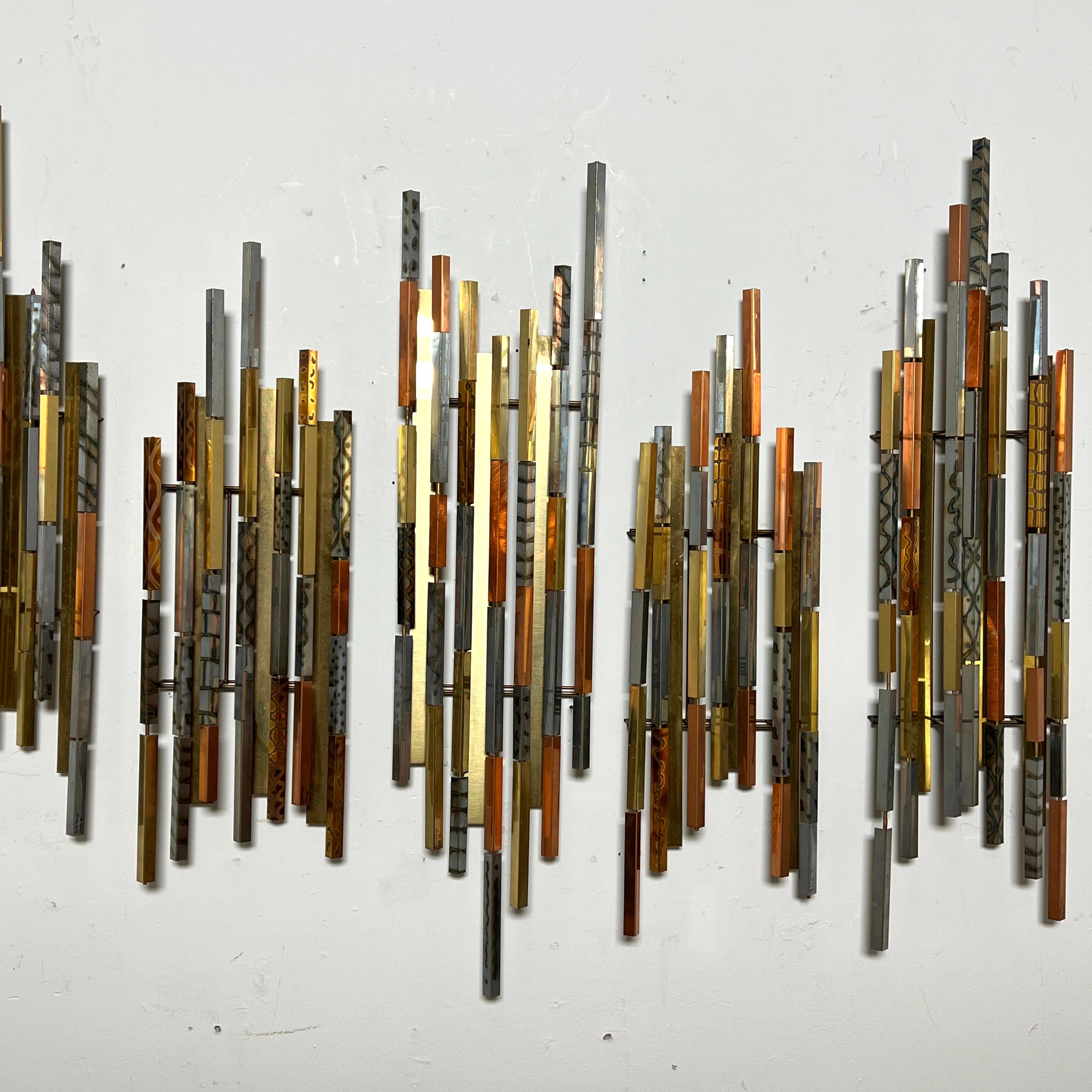 Late 20th Century Set of Five Ray Berger Brutalist Wall Sculptures D. 1979-1981 For Sale