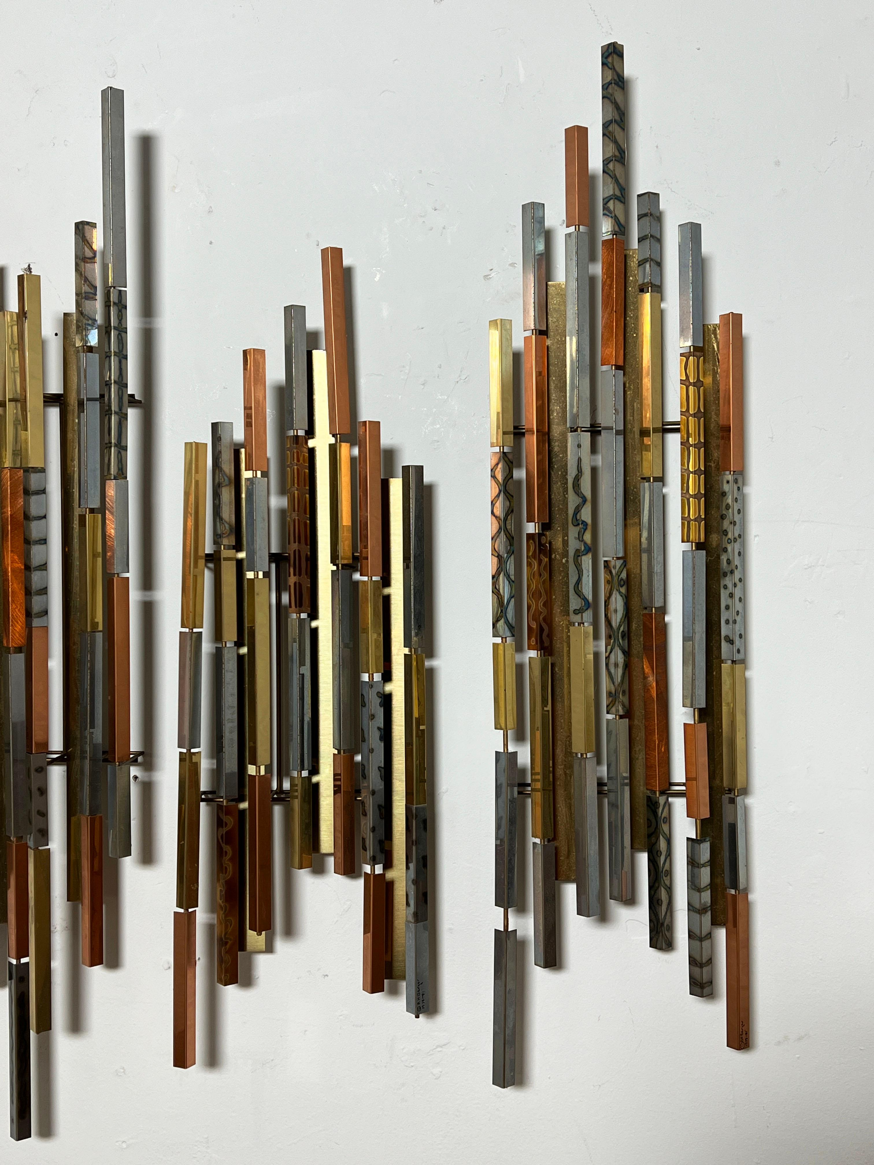 Set of Five Ray Berger Brutalist Wall Sculptures D. 1979-1981 For Sale 1
