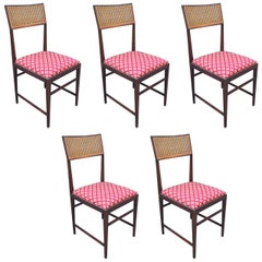 Set of Five Rosewood Brazilian Chair