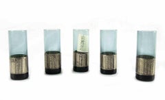 Set of Five Shot Glasses for Liqueur, 1970s