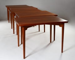 Ensemble de cinq tables Conçu par Palle Suenson pour J. C. A. Jensen, Danemark, 1930
