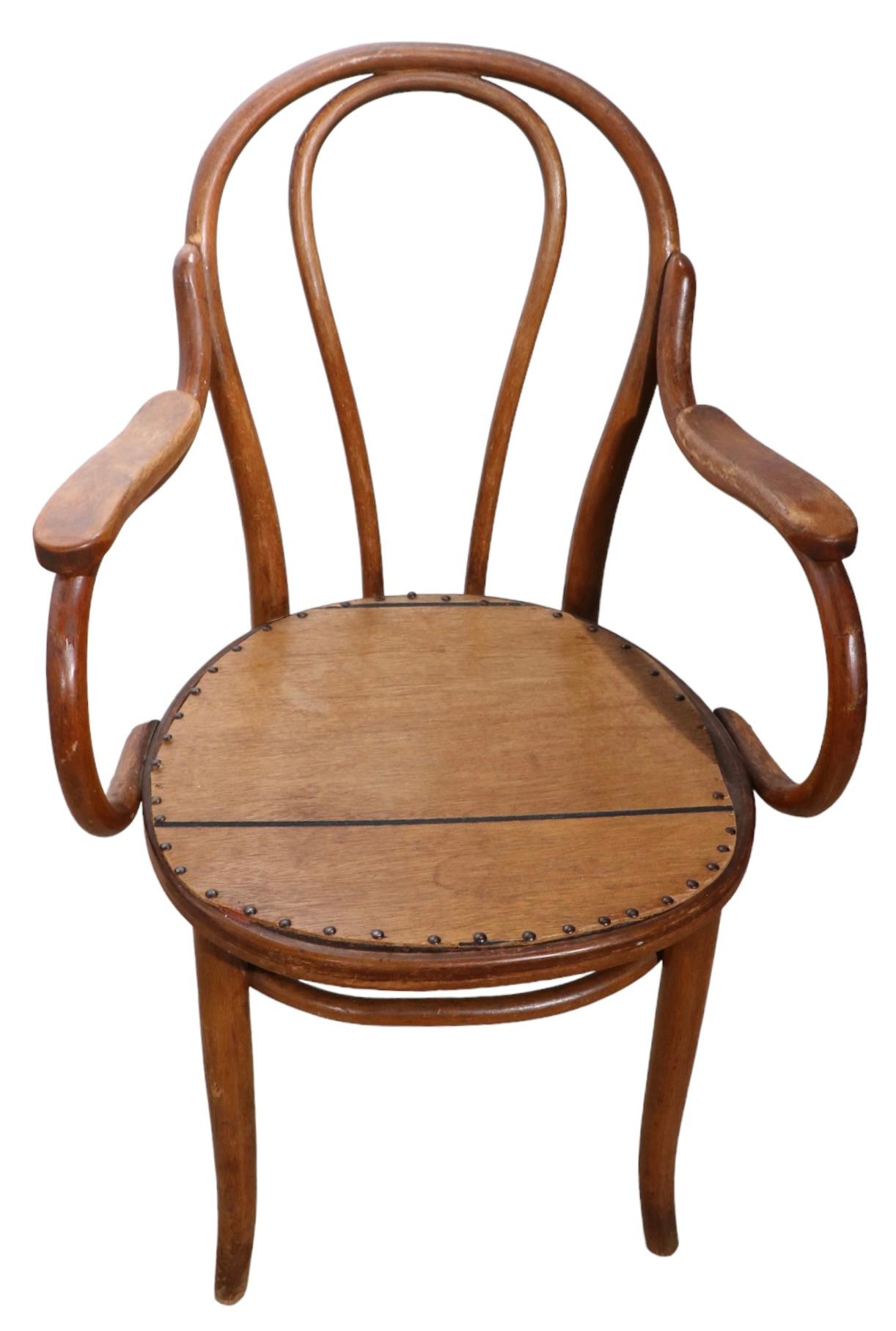 Set of Five Thonet Chairs 3