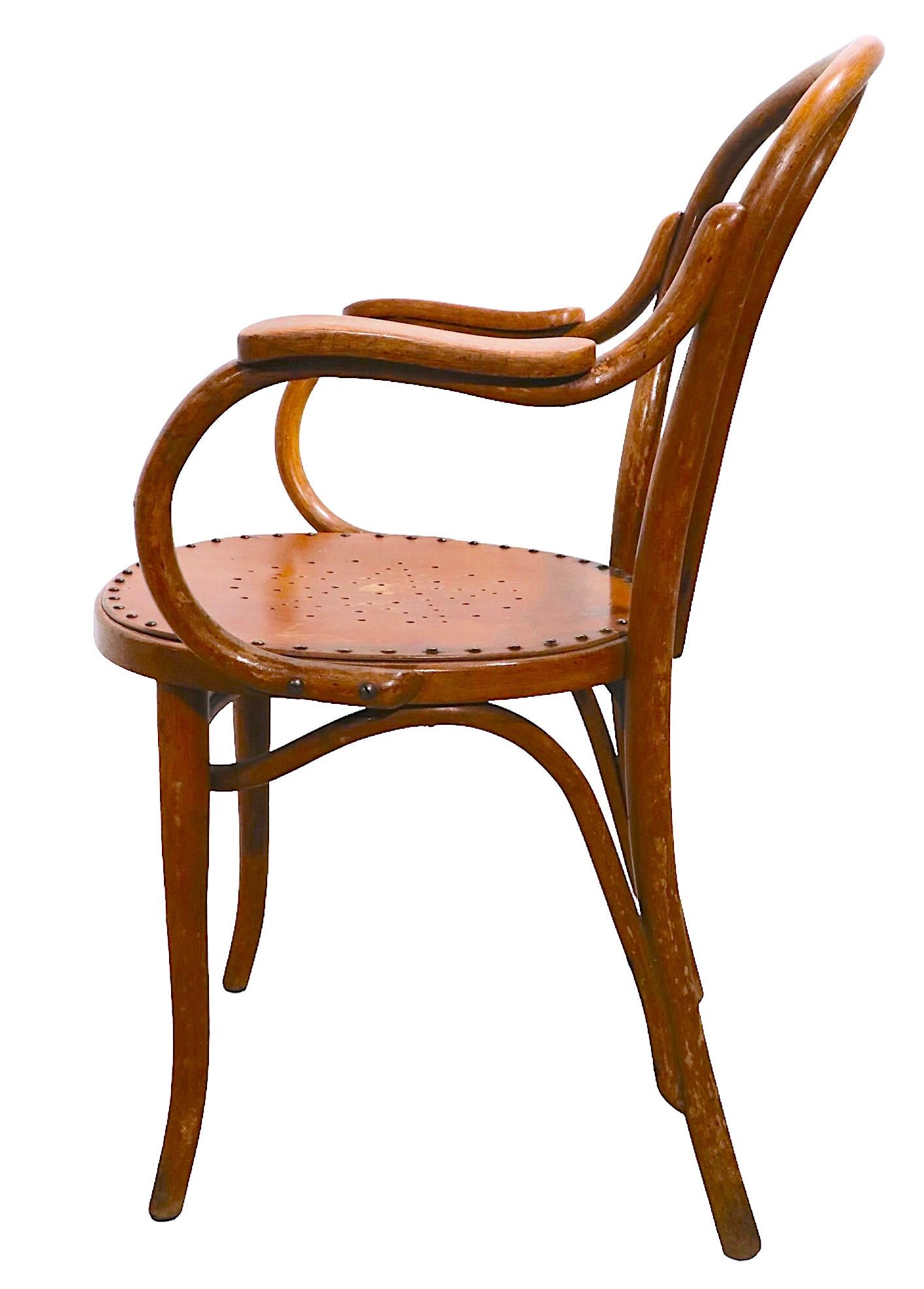 Set of Five Thonet Chairs 7
