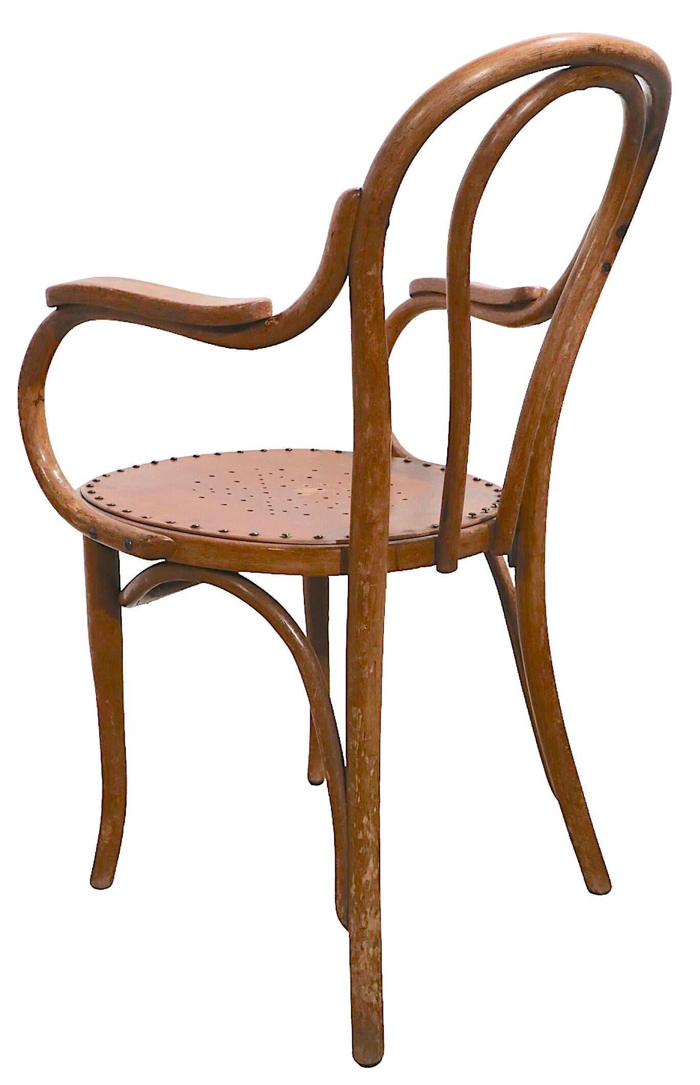 Set of Five Thonet Chairs 8