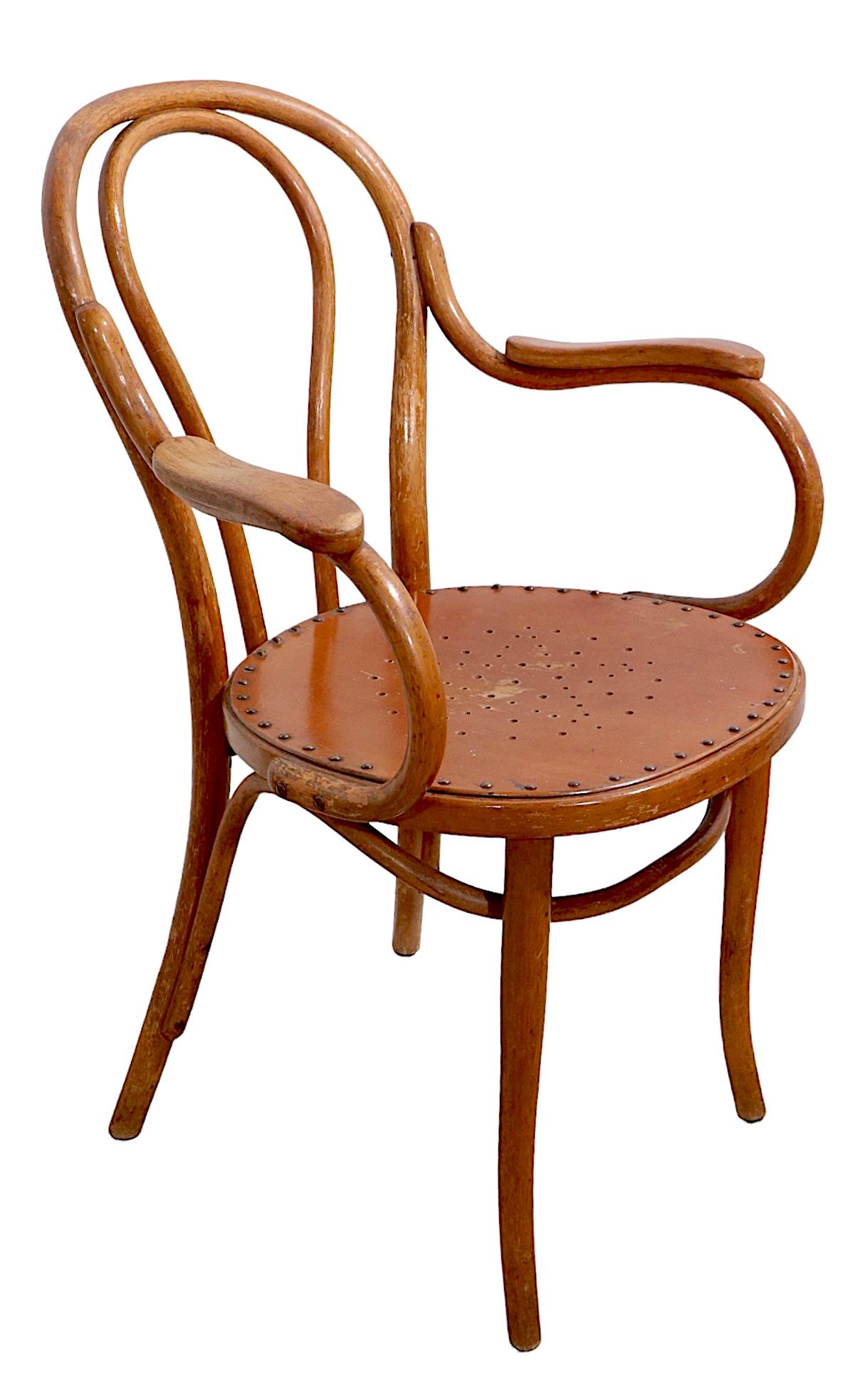 Set of Five Thonet Chairs 9