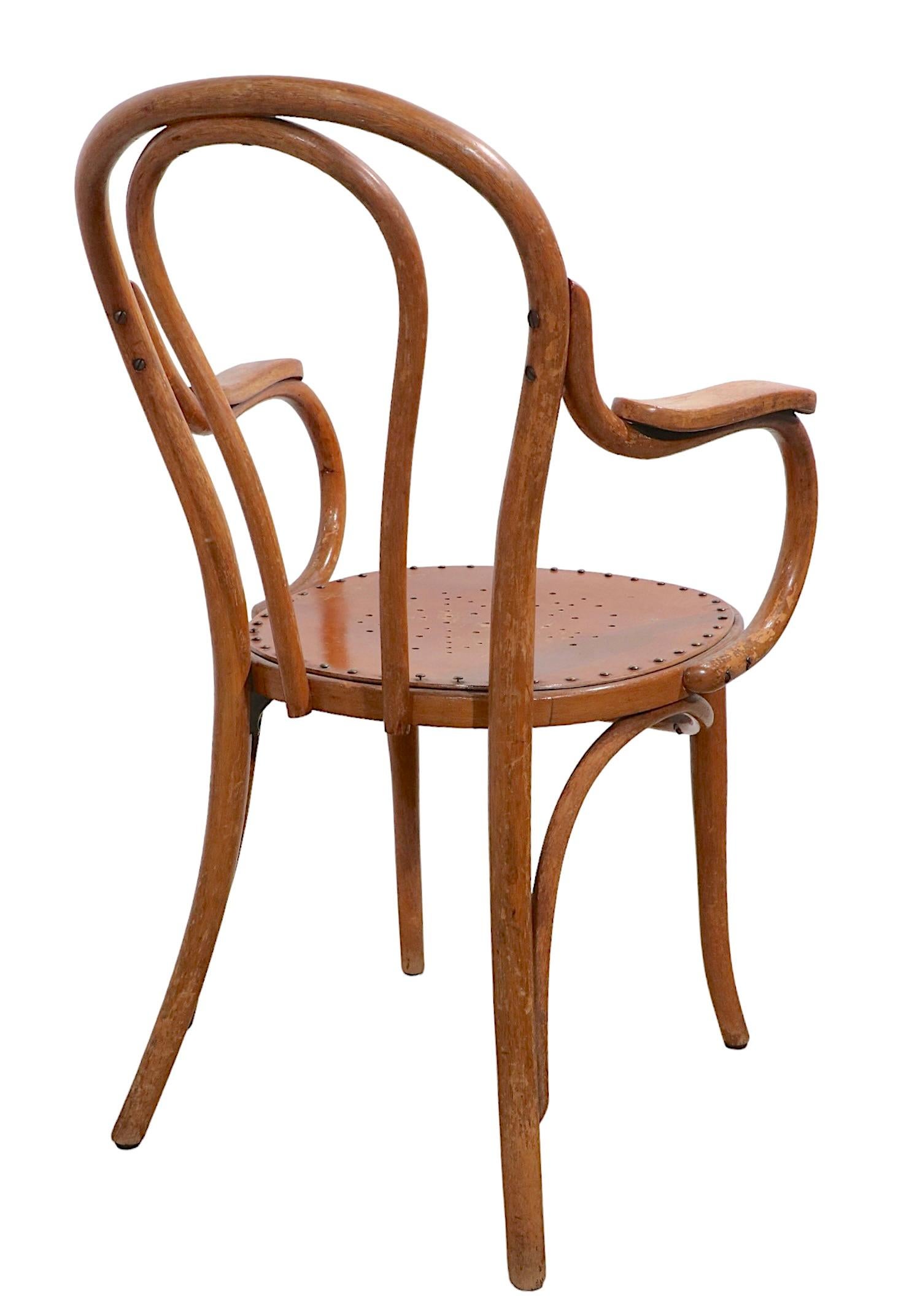 Set of Five Thonet Chairs 11