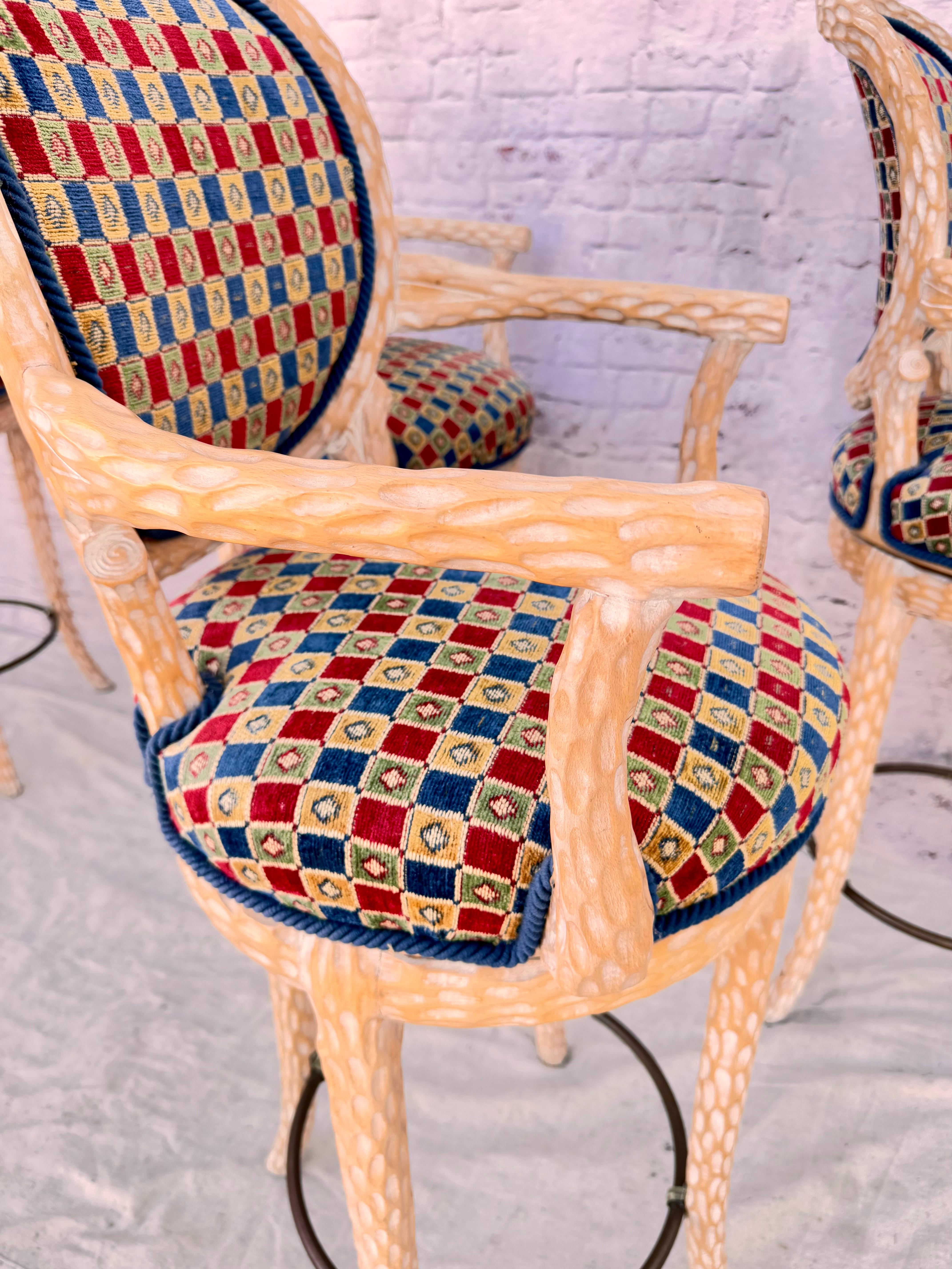Set Of Five Twisted 