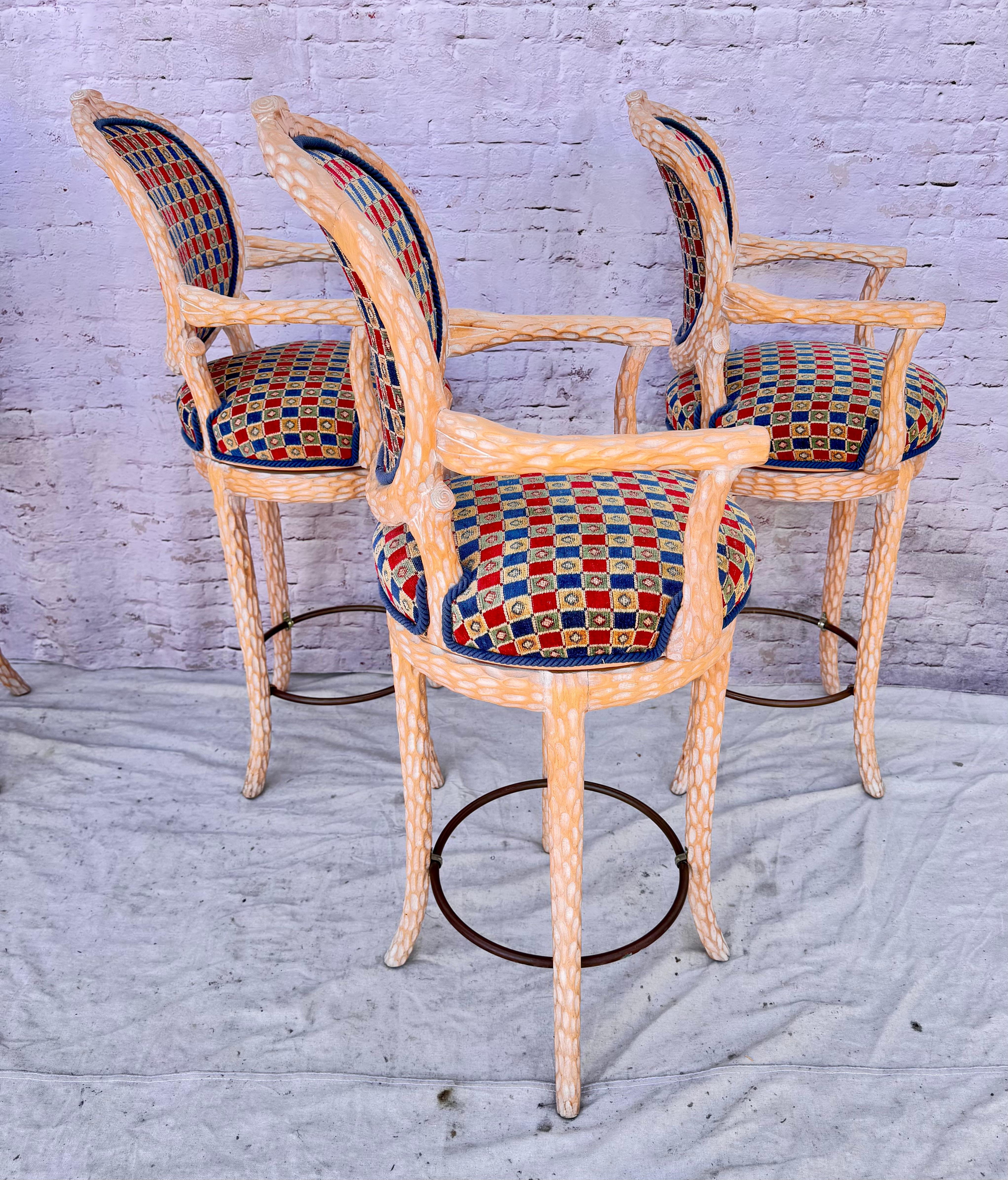 Set Of Five Twisted 