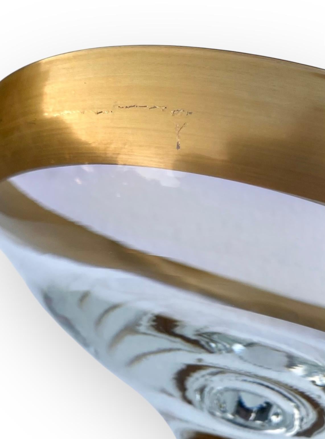 Set Of Five Vintage Dorothy Thorpe Gold Banded Pedestal Dishs For Sale 5