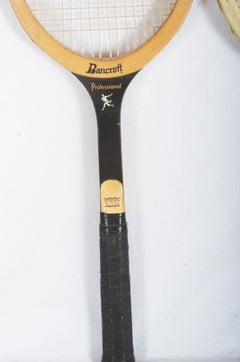 Set of Five Vintage Tennis Rackets