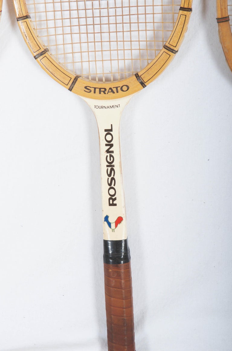 Set of Five Vintage Tennis Rackets For Sale at 1stDibs