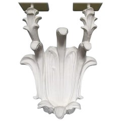 Set of Five Wall Sconces, Hollywood Regency Style, 1940s