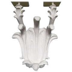 Set of Five Wall Sconces, Hollywood Regency Style, 1940s