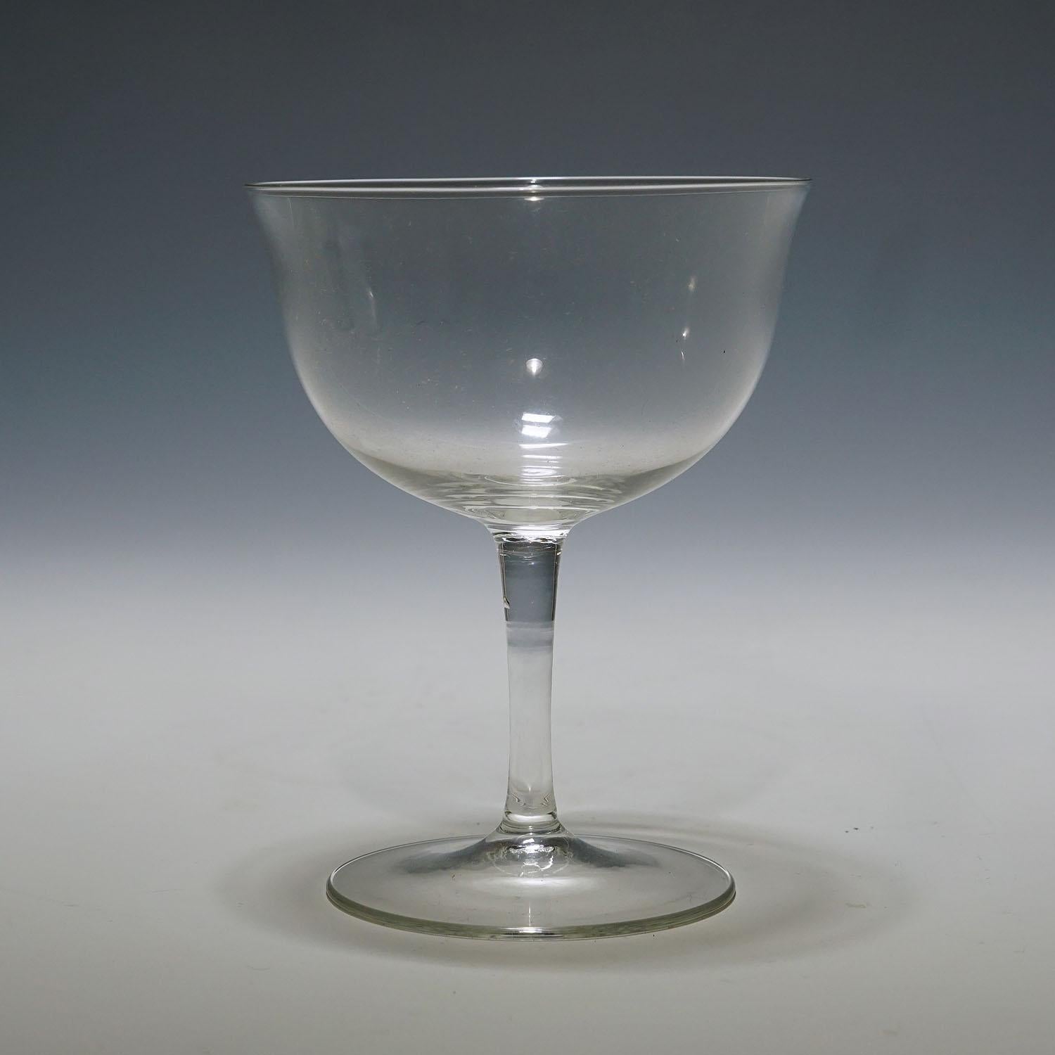 Set di cinque bicchieri da vino di Josef Hoffmann per Lobmeyr, 1917 In condizioni buone a Berghuelen, DE