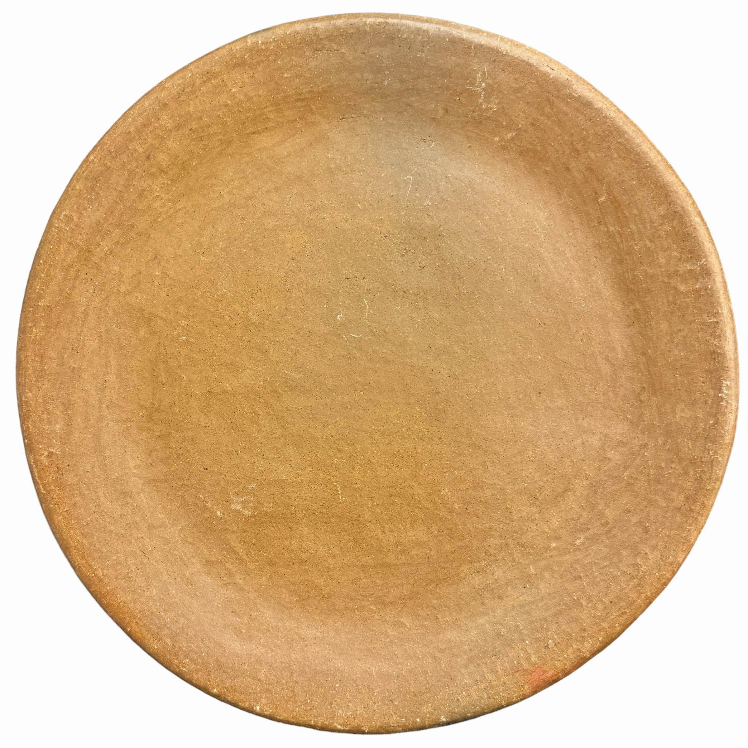 Set of Five Wood Fired Terra Cotta Plates In Good Condition In Chicago, IL