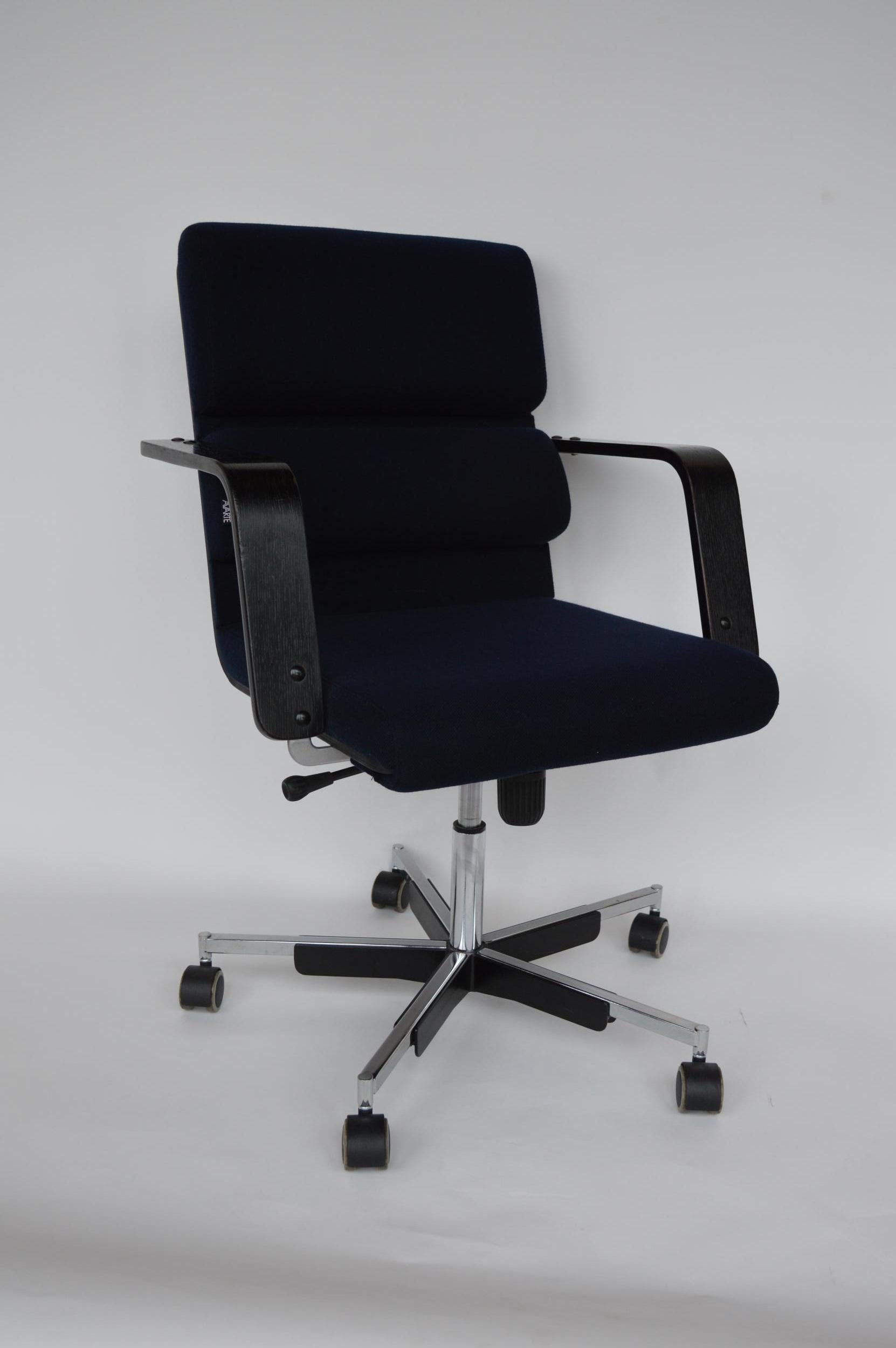 Set of Five Yrjo Kukkapuro for Avarte Office Chairs 1