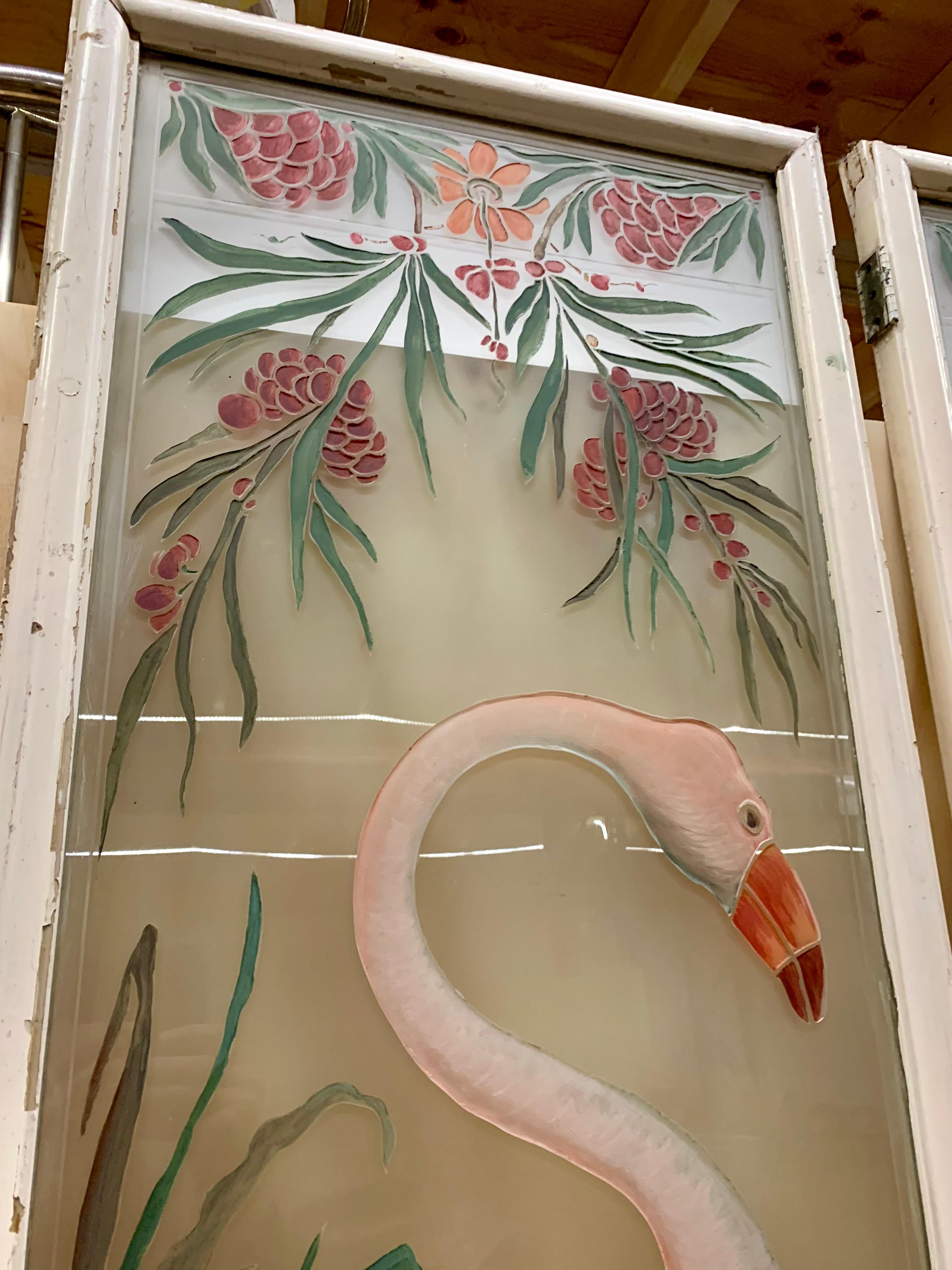 Set of Flamingo Glass Doors In Good Condition In Hellerup, DK