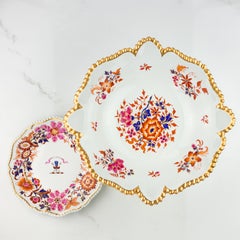 Set of Flight Barr Barr Worcester Porcelain Armorial Dessert Dishes