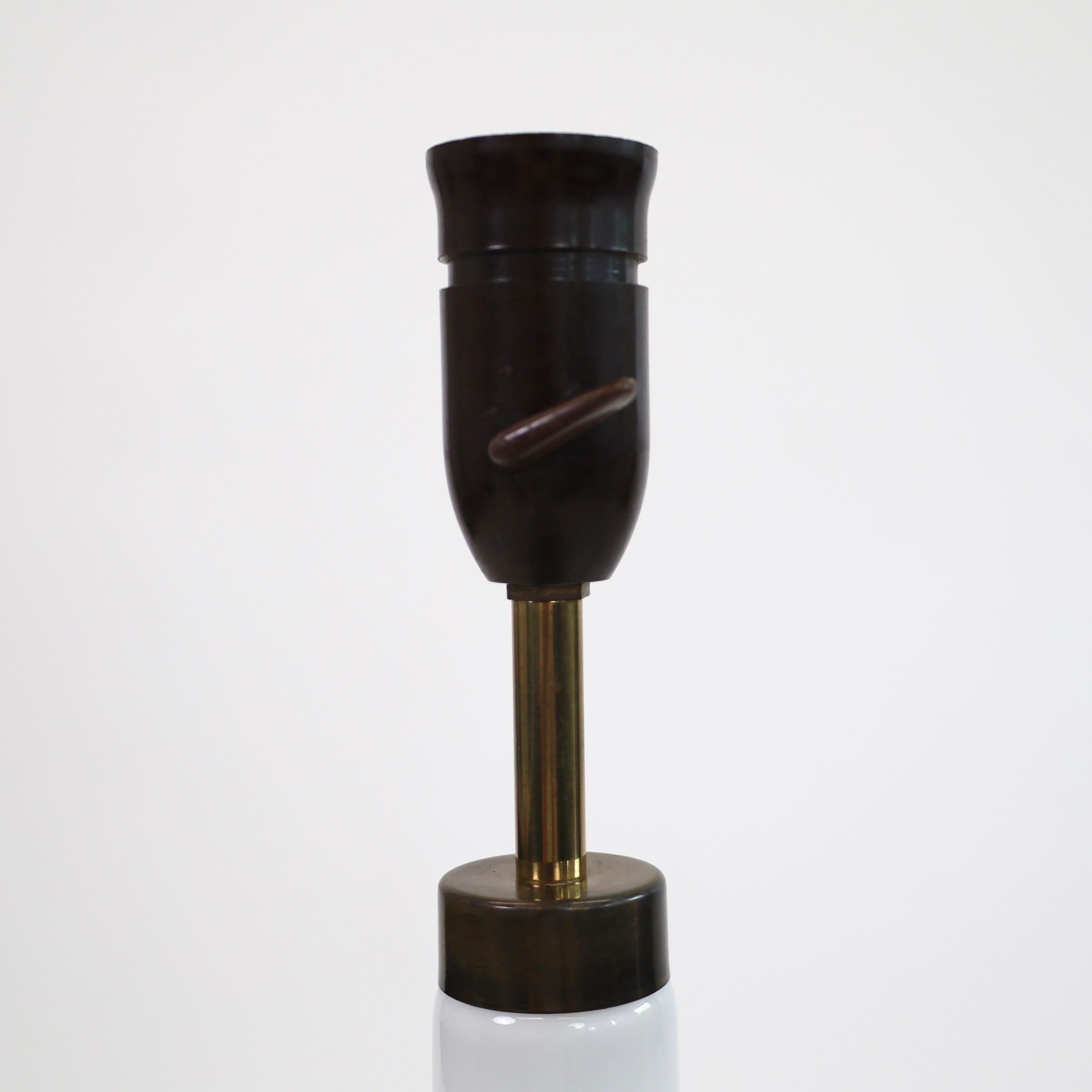 Satz von Stehlampen aus Glas von Svend Aage Holm Sorensen, 1960er Jahre, Dänemark im Angebot 6