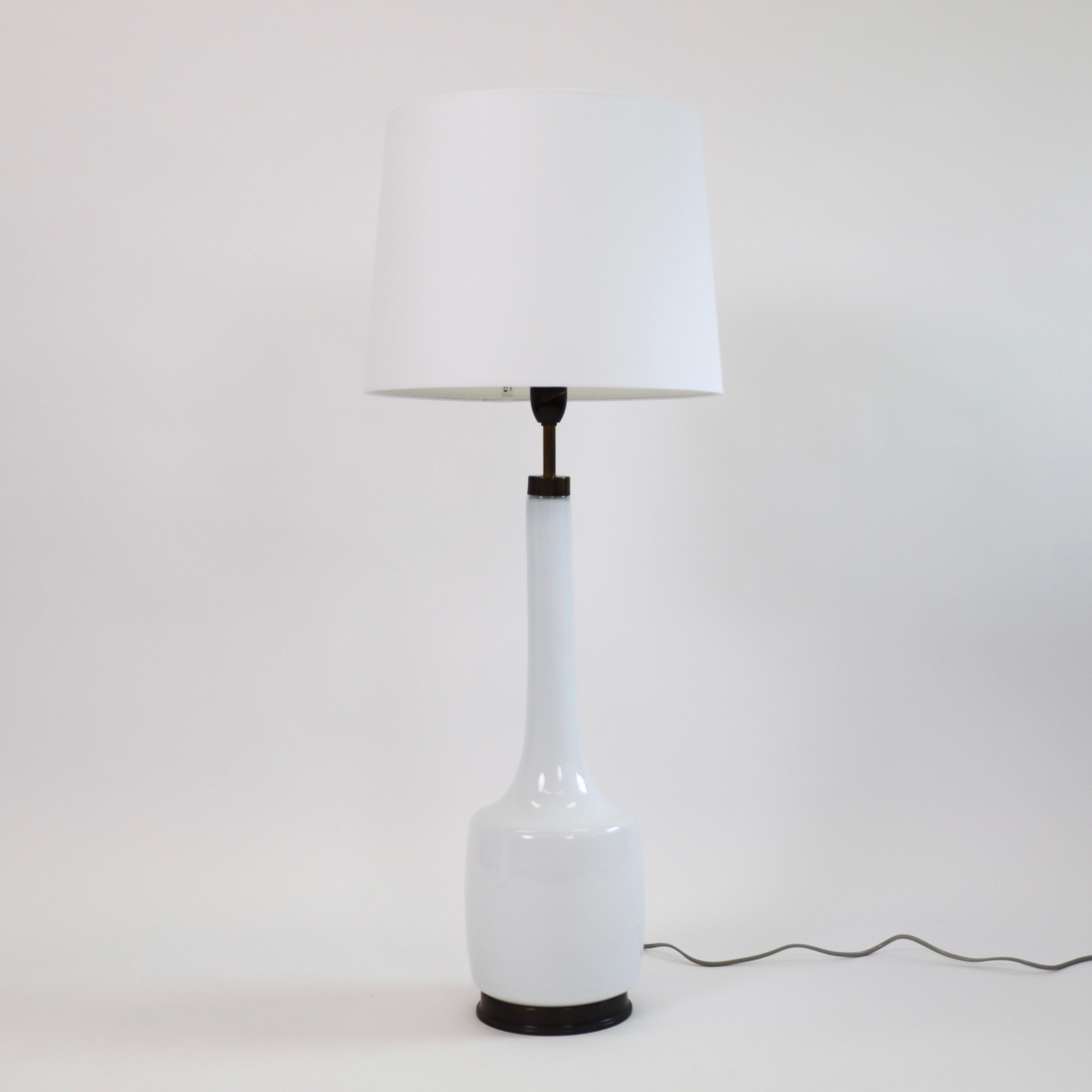 Satz von Stehlampen aus Glas von Svend Aage Holm Sorensen, 1960er Jahre, Dänemark im Angebot 2