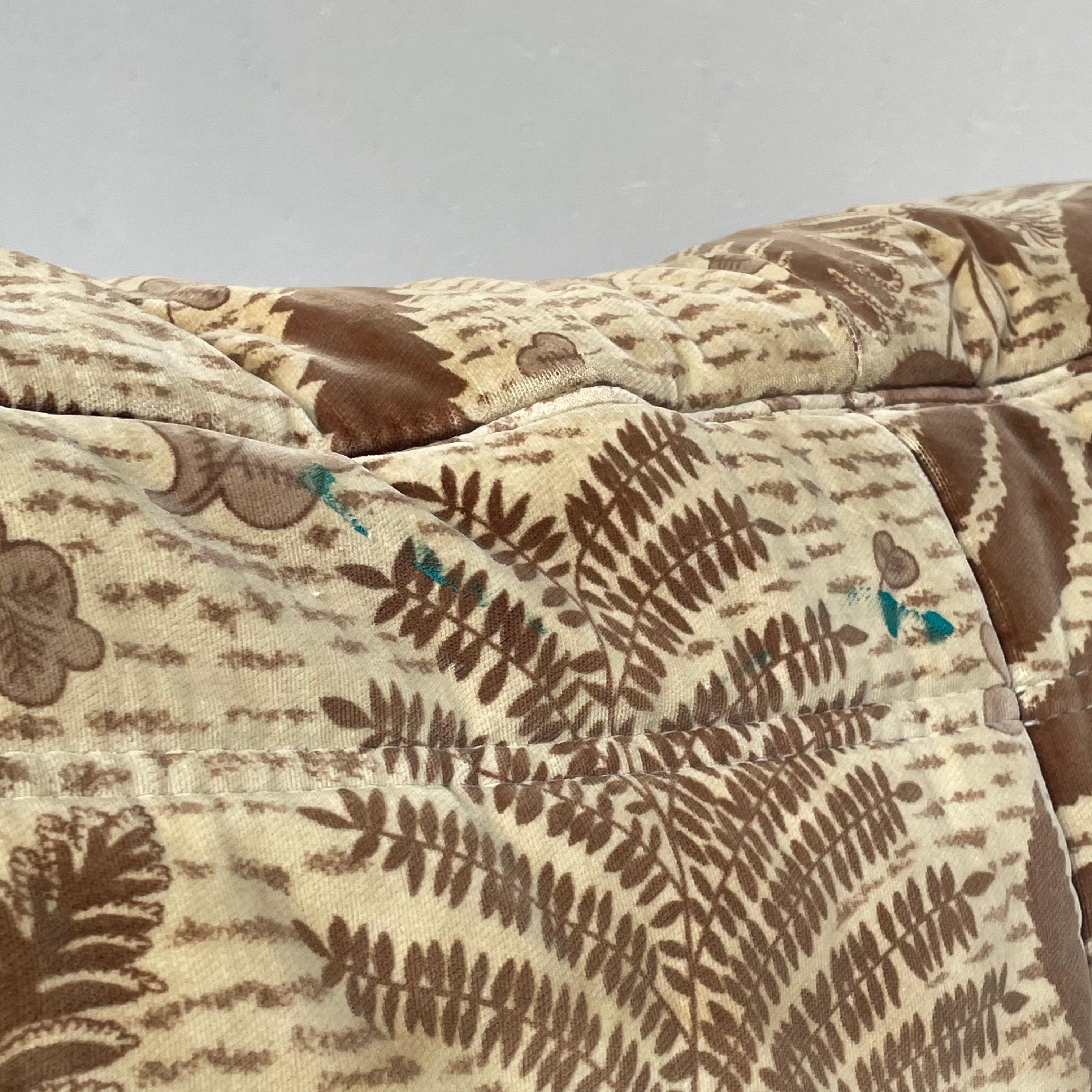 Set of Floral 2 Seater Togo by Michel Ducaroy for Ligne Roset in Original Fabric 14