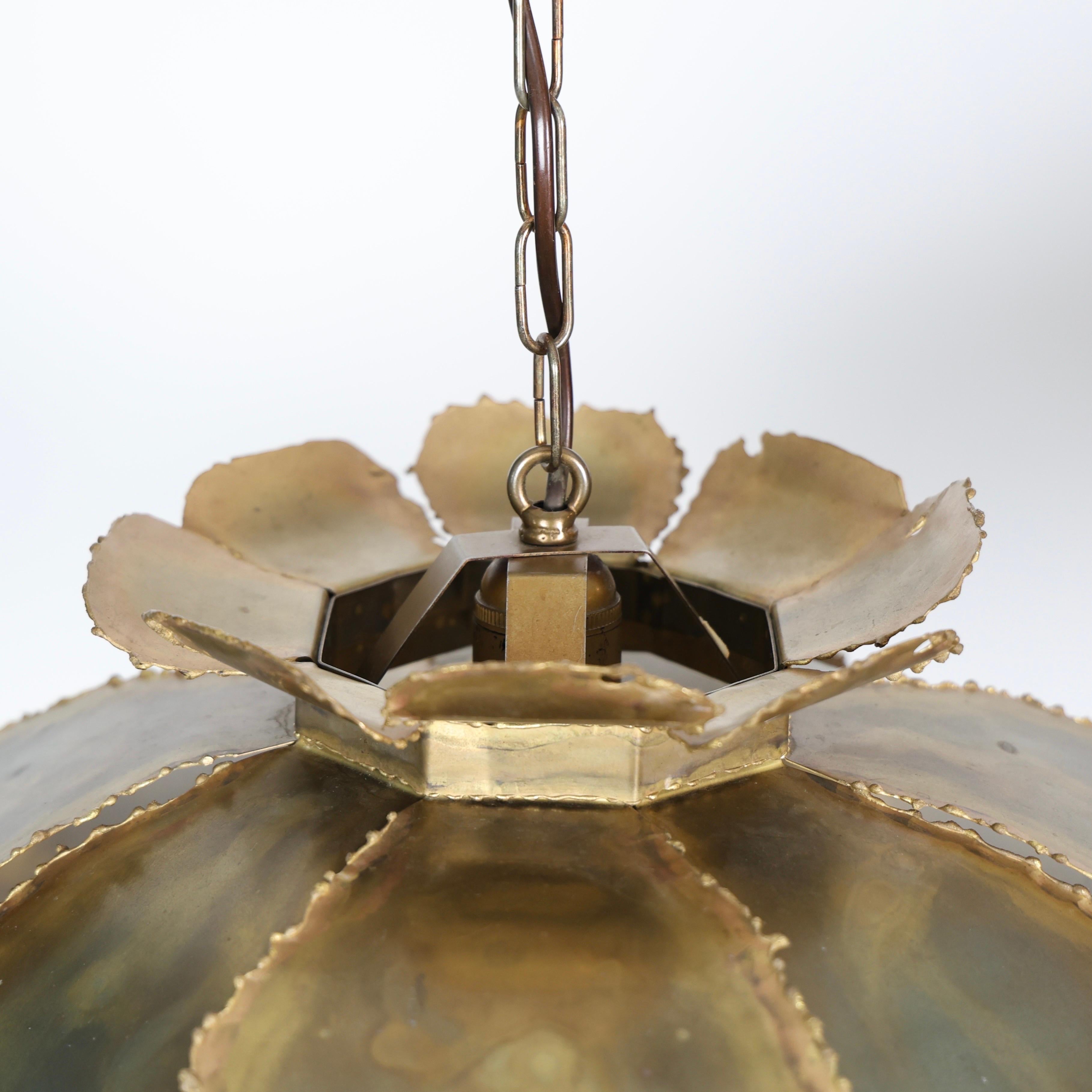 Ensemble de lampes suspendues en forme de fleur par Svend Aage Holm Sorensen, 1960, Danemark en vente 1