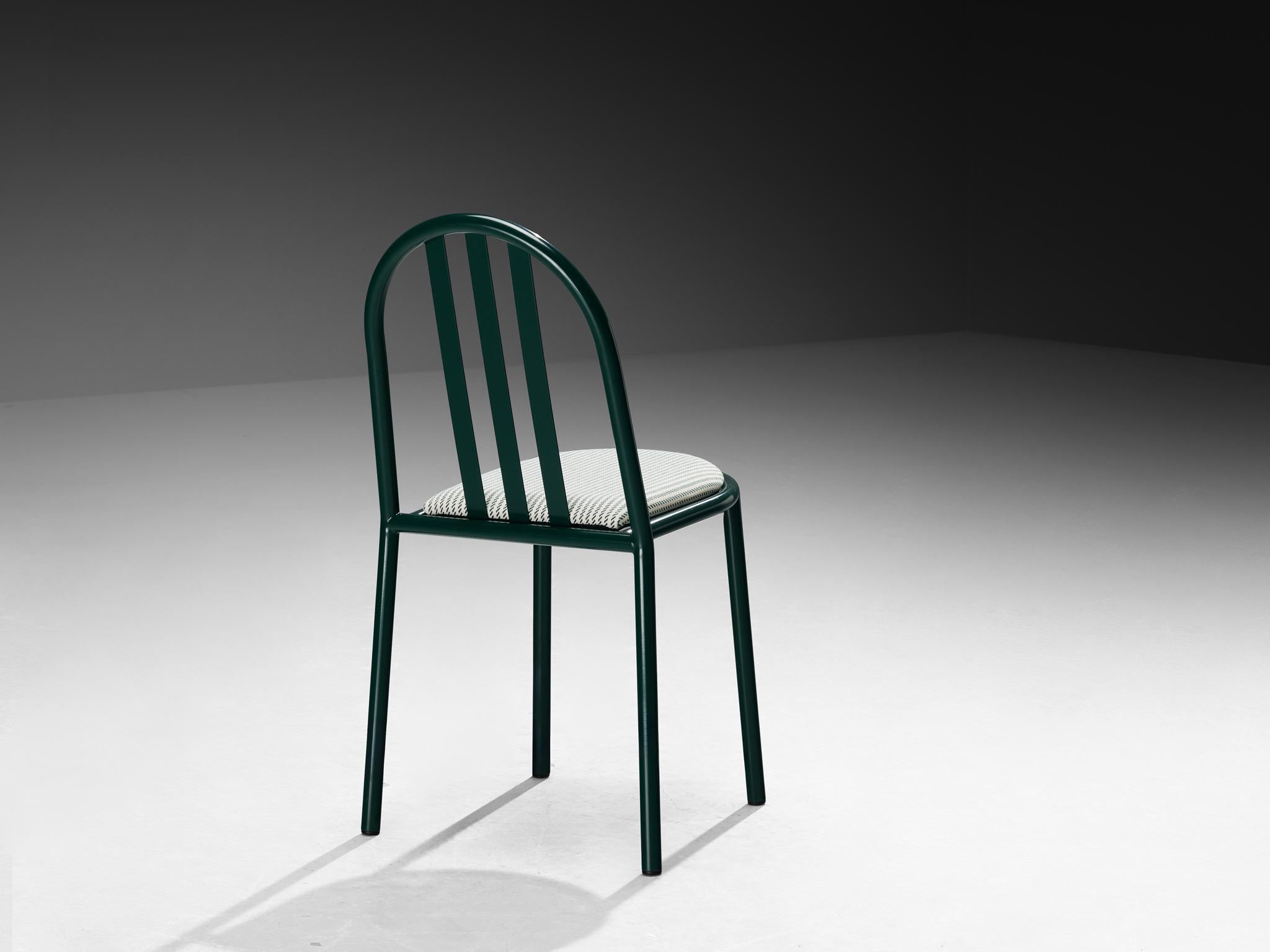 Set of Forest Green Tubular Steel Chairs by Robert Mallet-Stevens 5