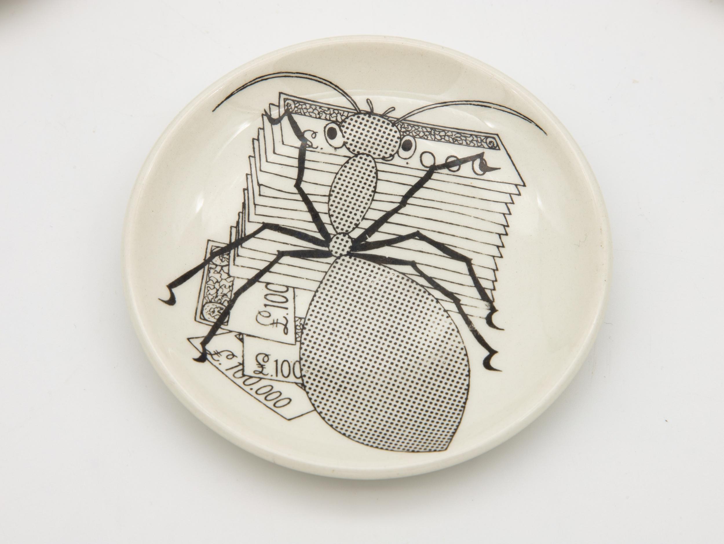 Italiano Set di sottobicchieri Fornasetti, Lumache in vendita