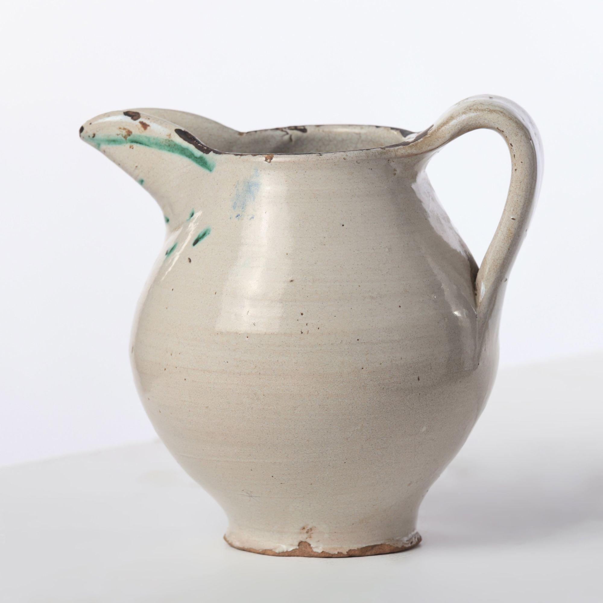 Set of Four 18th c. Italian Majolica Jugs from Sicily For Sale 9