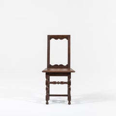 Set of Four 18th Century French Oak ‘Nun’s’ Chairs