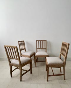 Set of Four 18th Century Gustavian Period Chairs