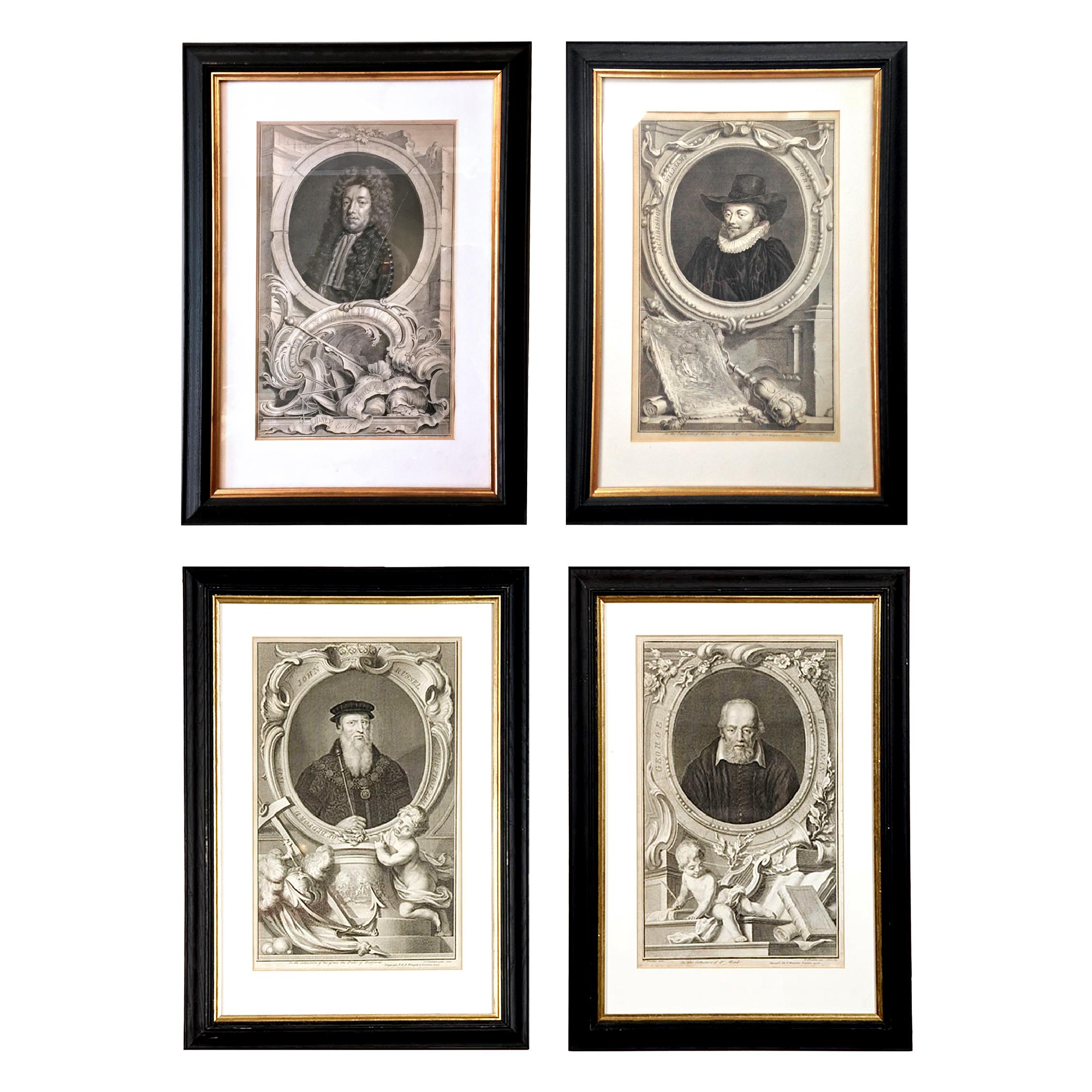 Satz von vier Drucken aus dem 18. Jahrhundert im Zustand „Hervorragend“ im Angebot in New York, NY