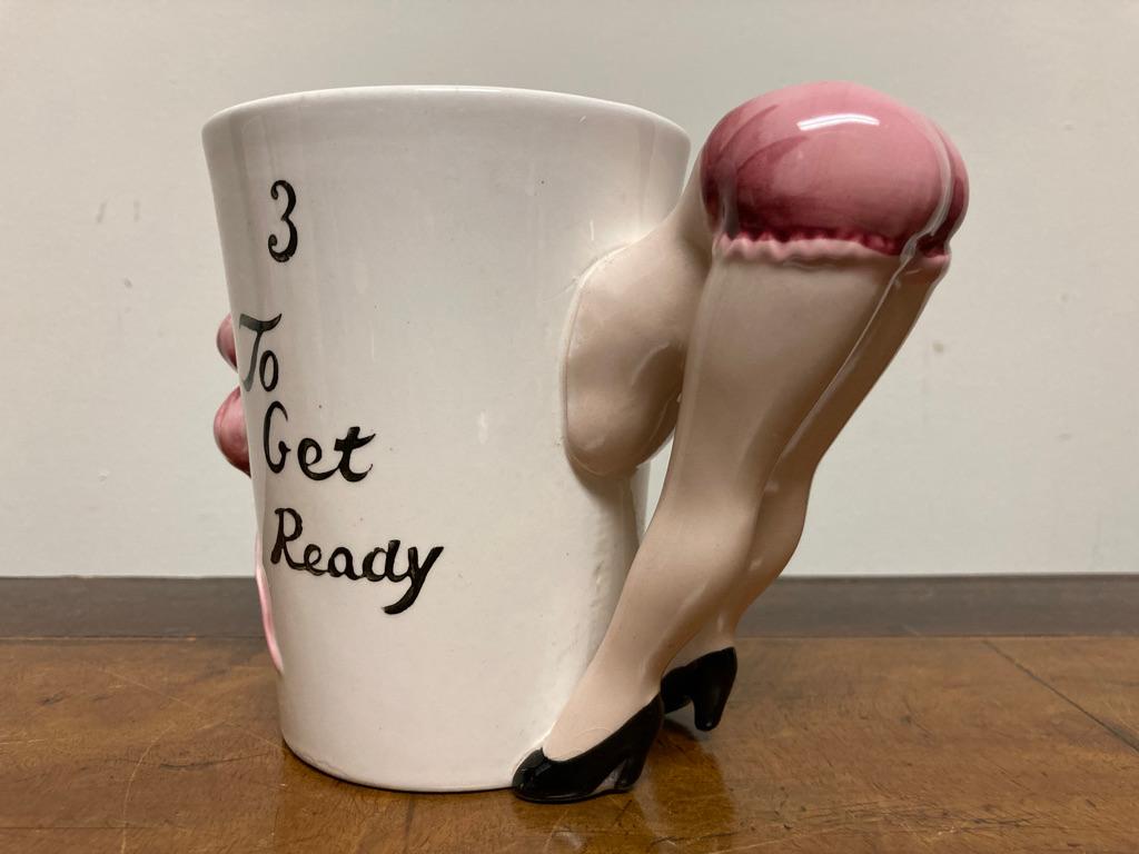 Set of Four 1950's Burlesque Erotica Bar Ware Cups In Good Condition For Sale In Stamford, CT