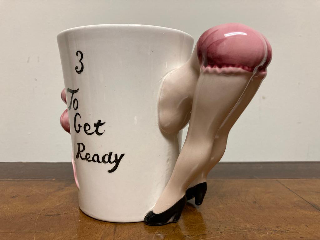 Set of Four 1950's Burlesque Erotica Bar Ware Cups In Good Condition In Stamford, CT