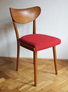 Set of Four 1950's Dining Chairs by Thonet