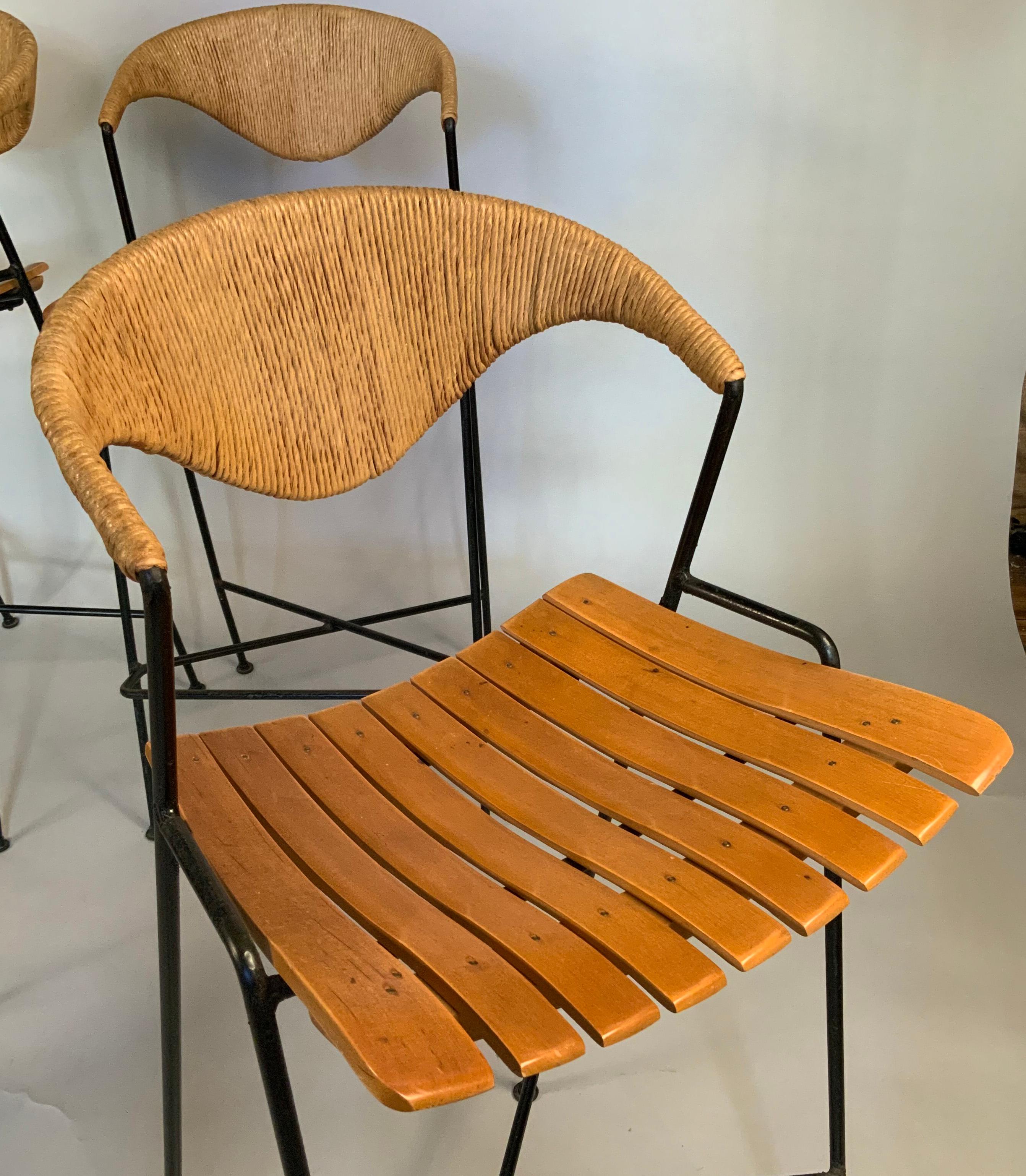 1950s factory barstool