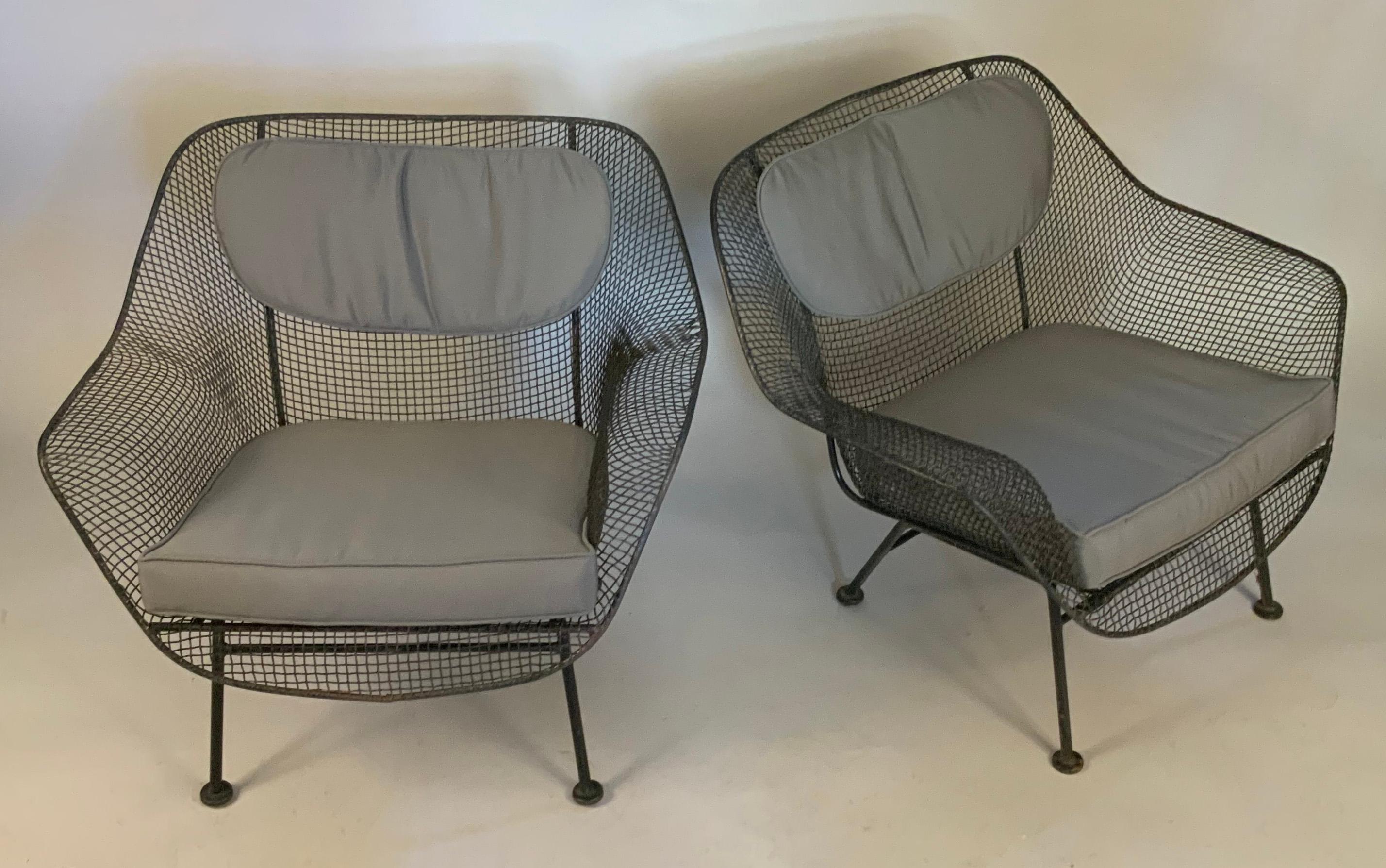 Mid-Century Modern Set of Four 1950's Russell Woodard Sculptura Lounge Chairs