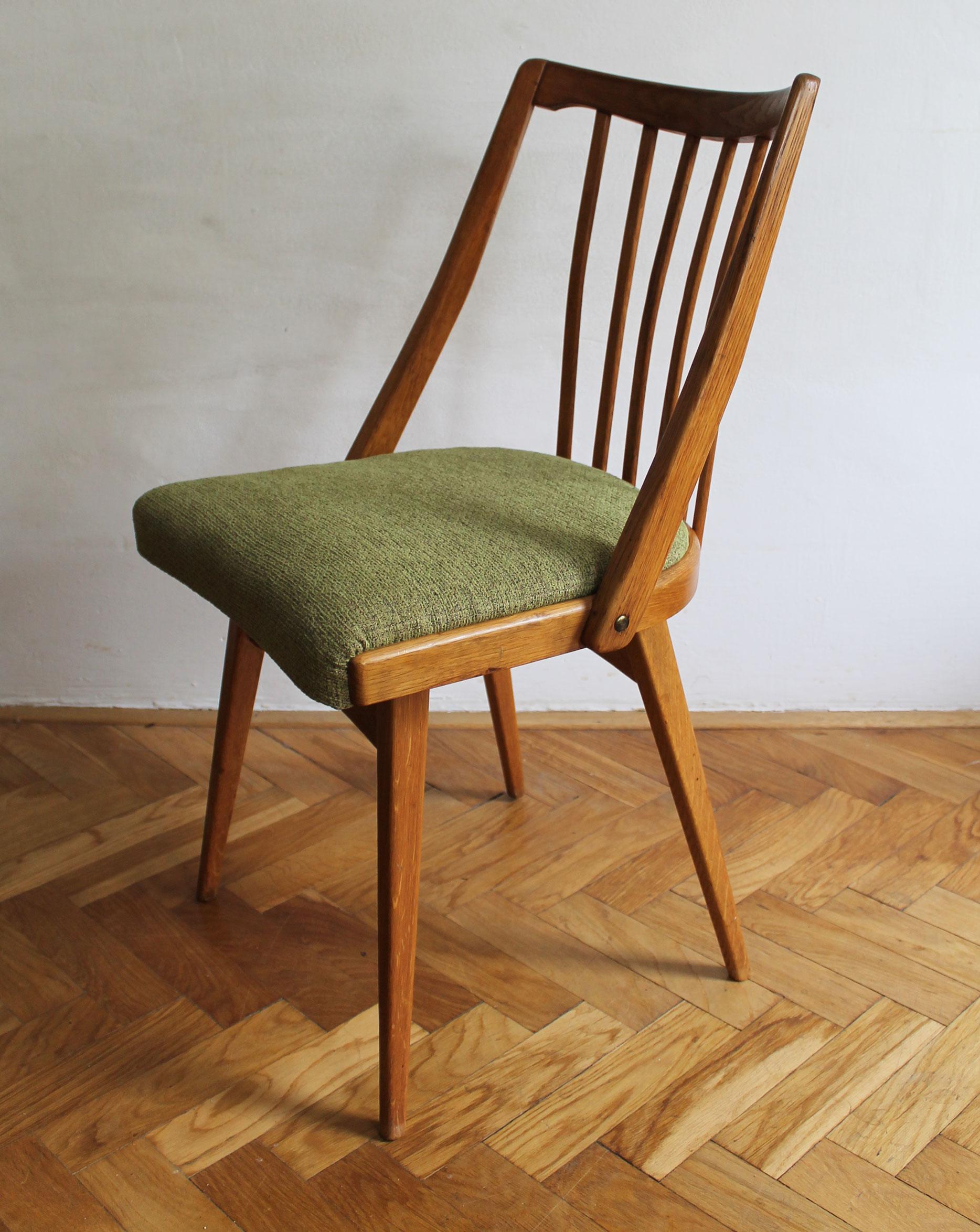 Set of Four 1960's Chairs by Antonin Suman for TON 2