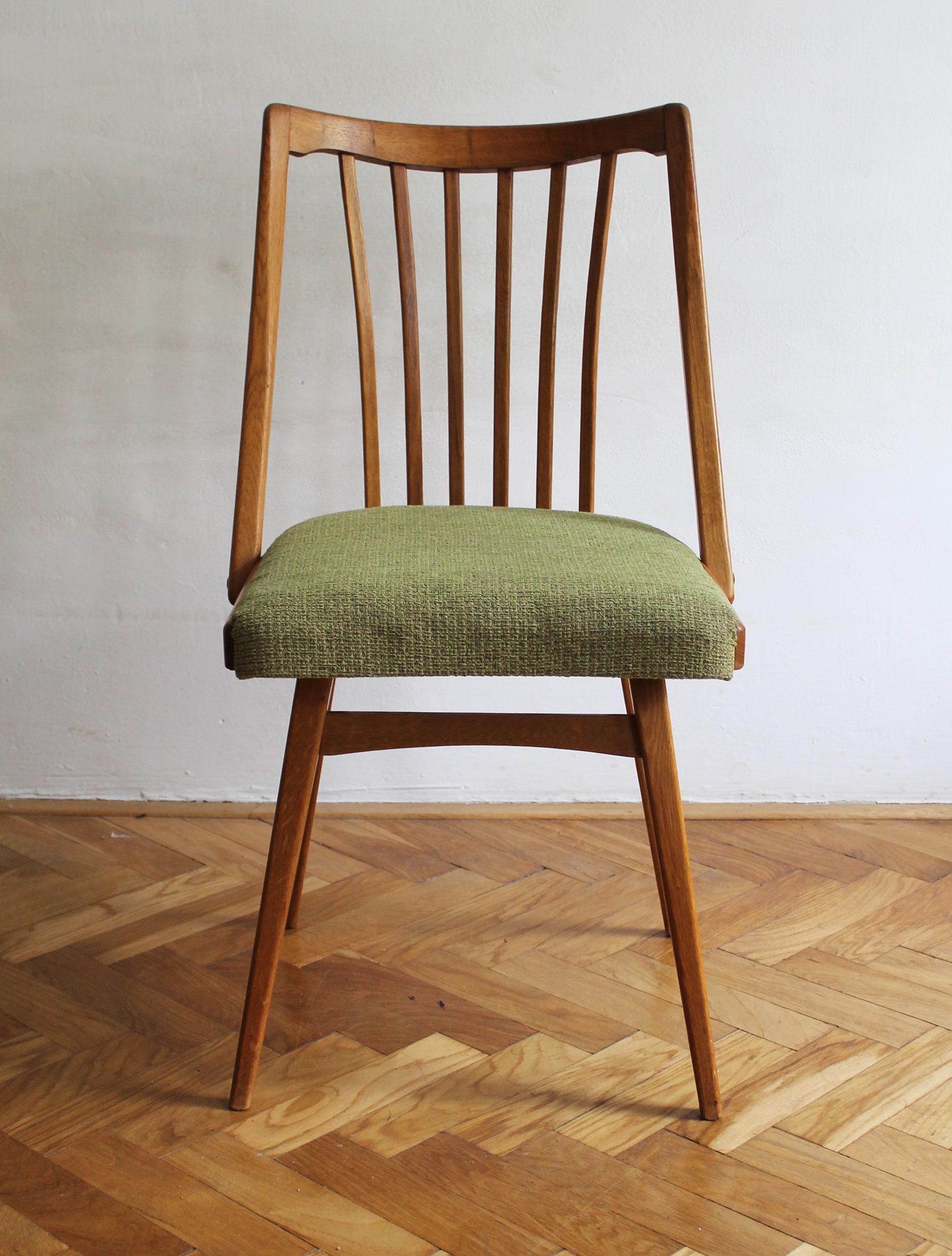 Other Set of Four 1960's Chairs by Antonin Suman for TON