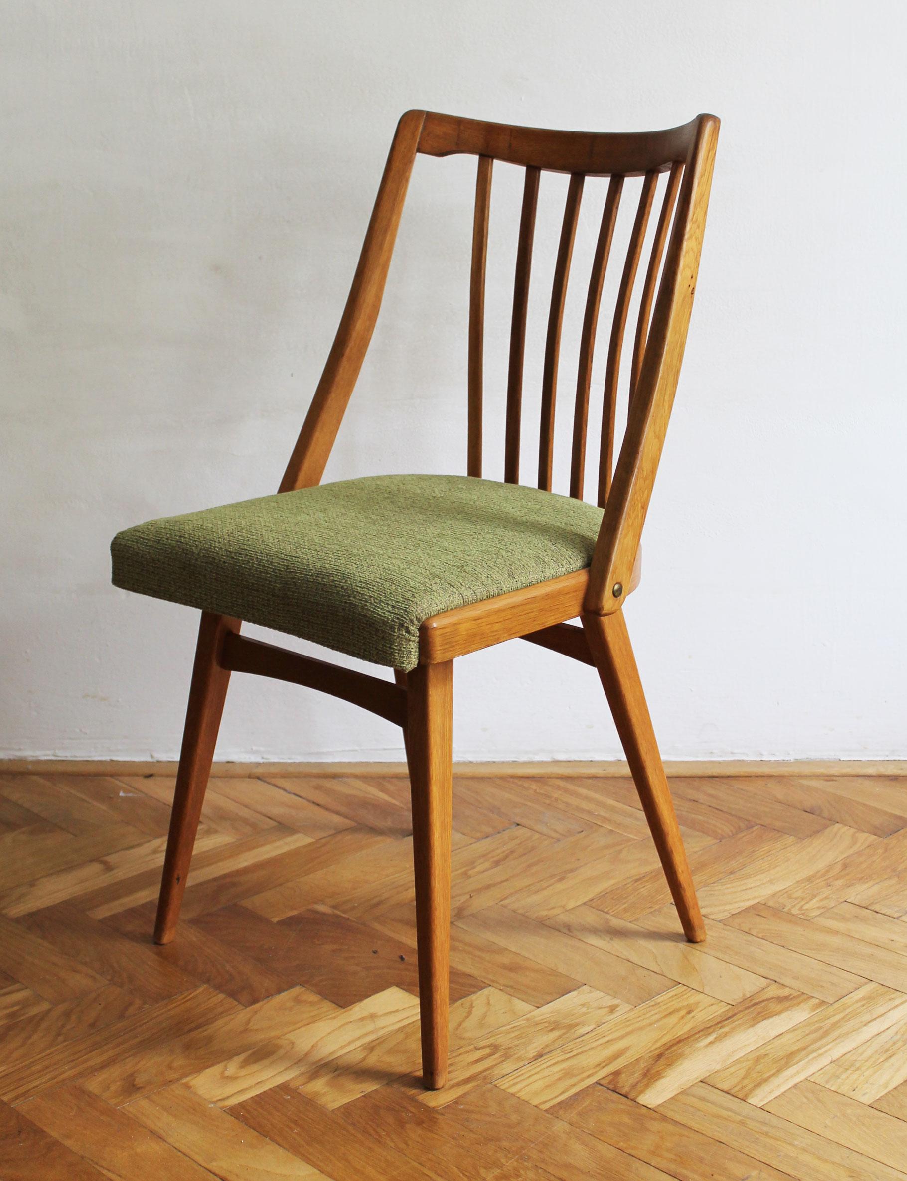 Set of Four 1960's Chairs by Antonin Suman for TON In Good Condition In Brno, CZ