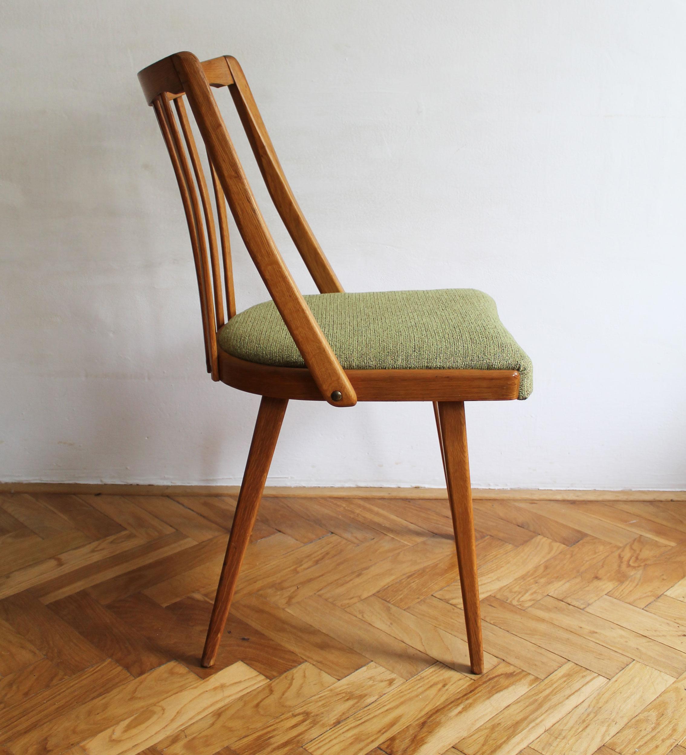 Set of Four 1960's Chairs by Antonin Suman for TON 1