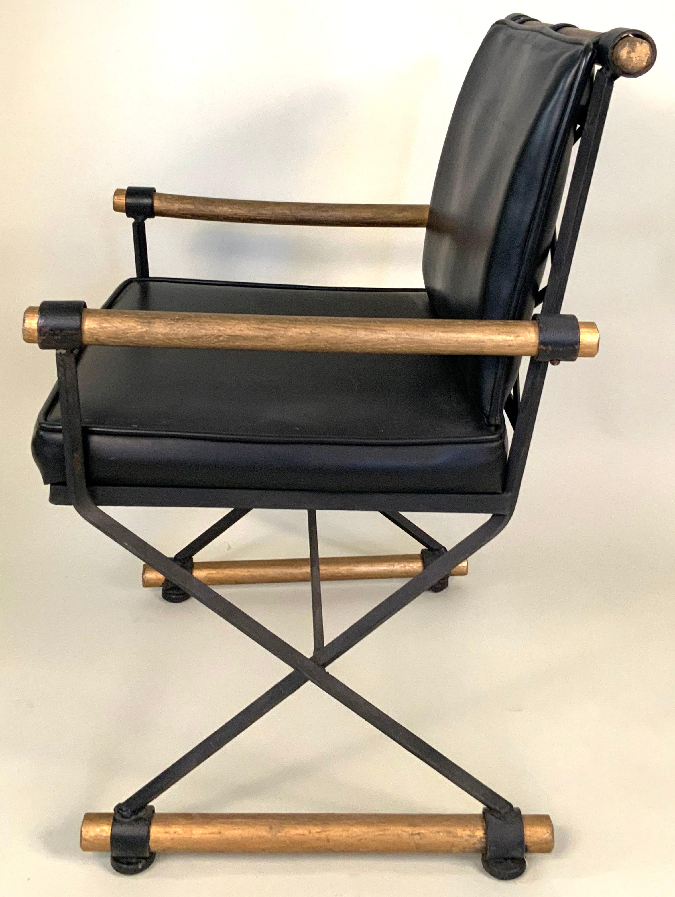 Mid-Century Modern Set of Four 1960s Directors Chairs in the Style of Cleo Baldon