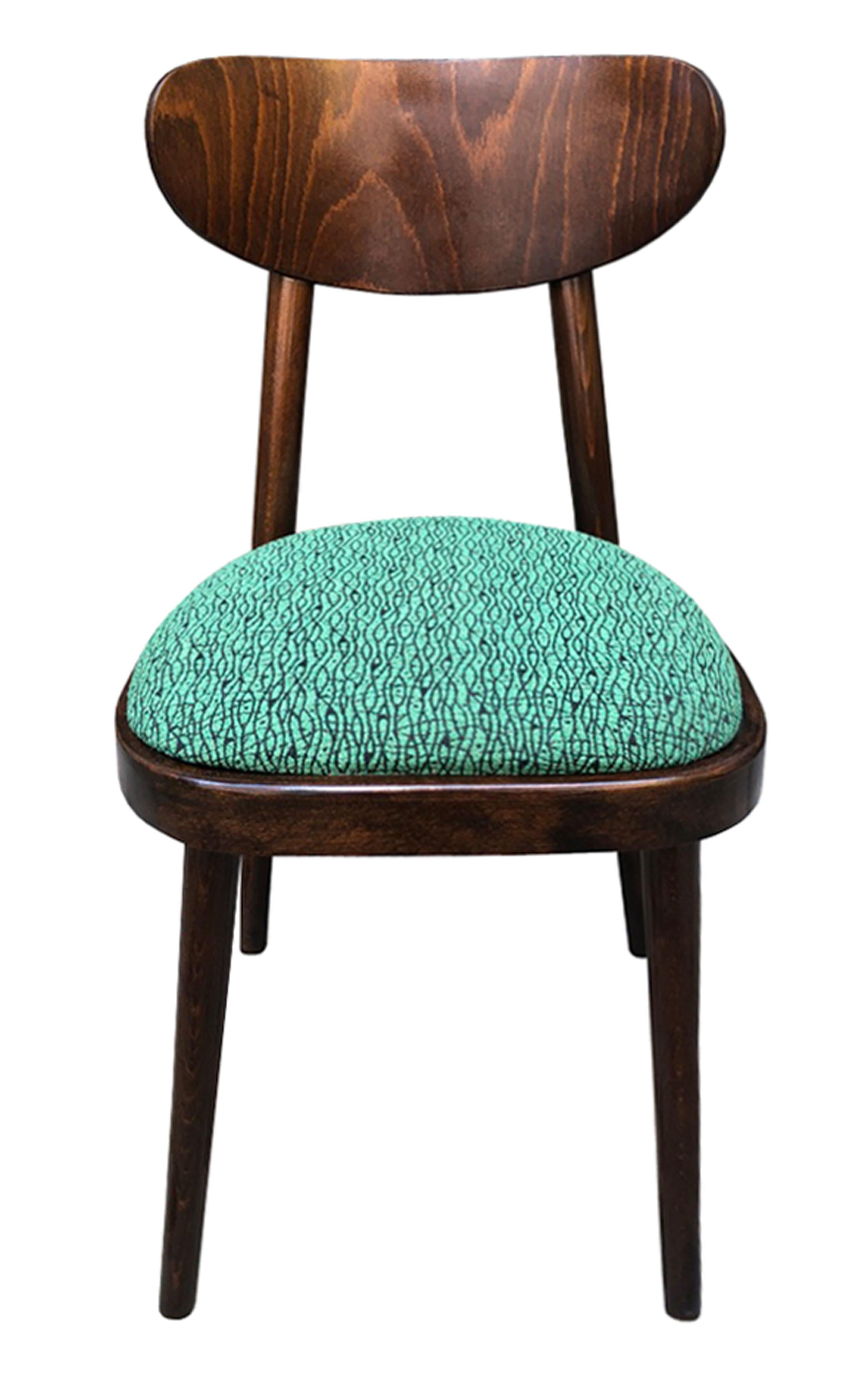 20th Century Set of Four 1960's Mid Century Dining Chair by TON