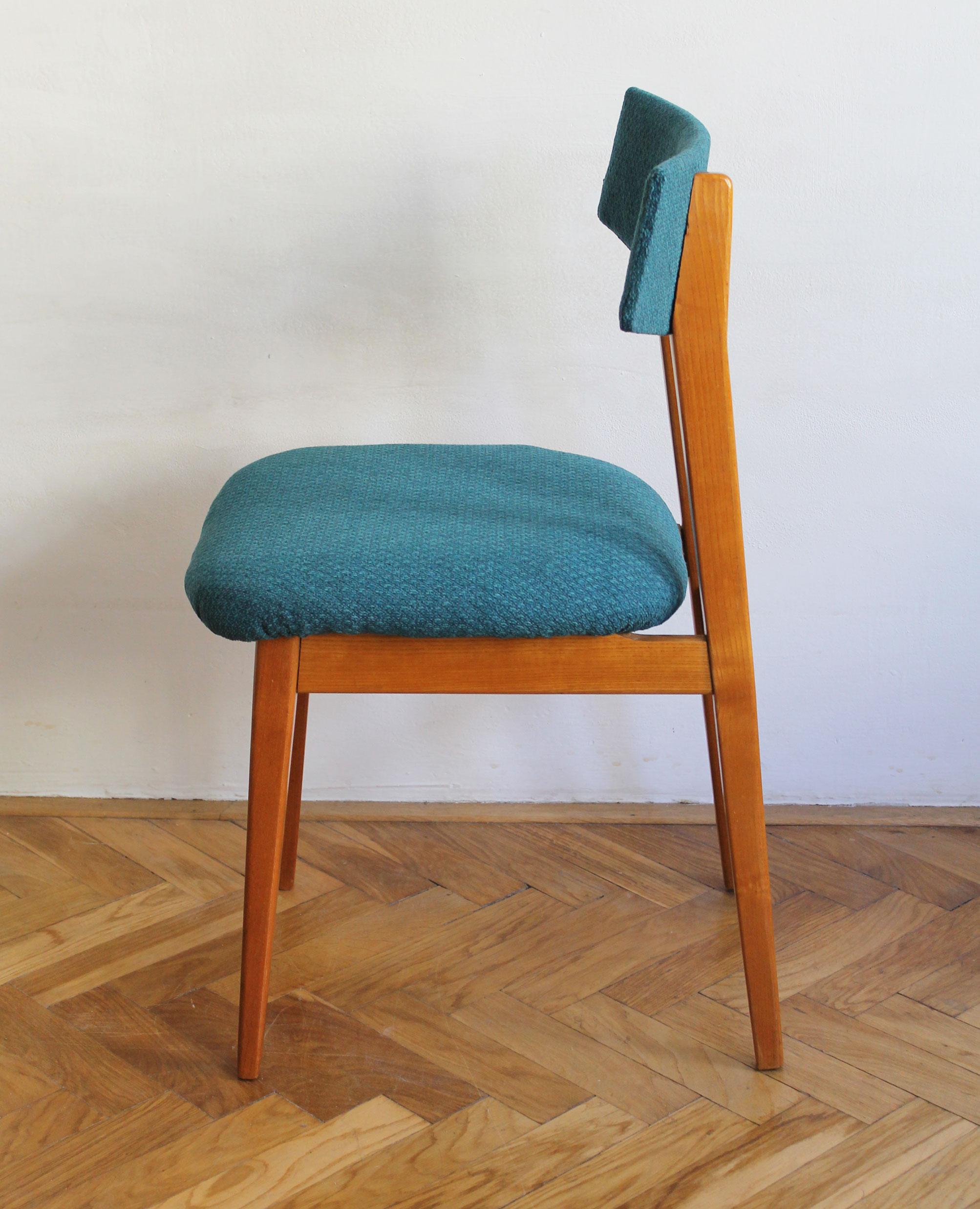 Set of Four 1960's Scandinavian Mid Century Chairs In Good Condition For Sale In Brno, CZ