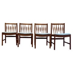 Set of Four 1960s Teak Dining Chairs - Fully Restored